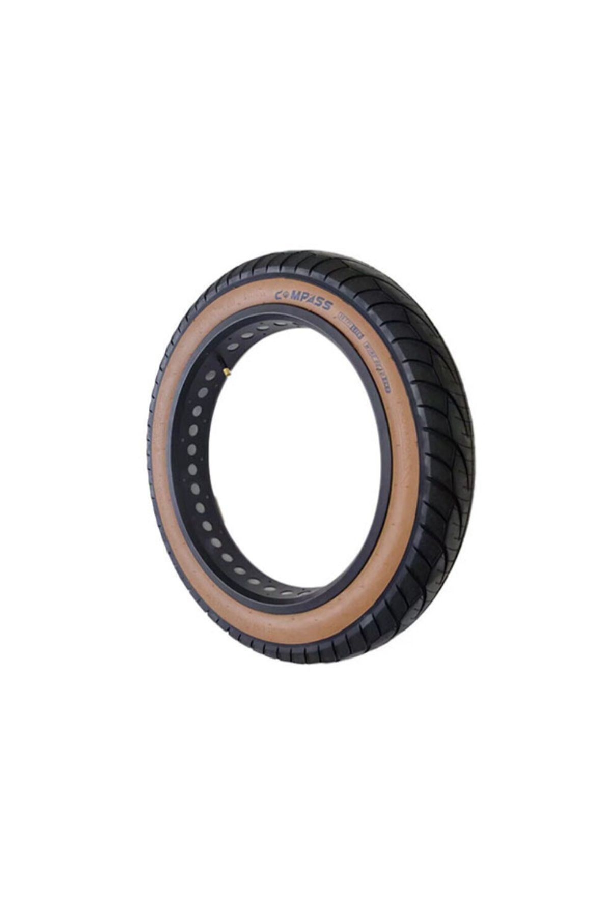 SerenityHaven 20x4.00 Slick Fat Bike Amber Yanak Bisiklet Dış Lastik