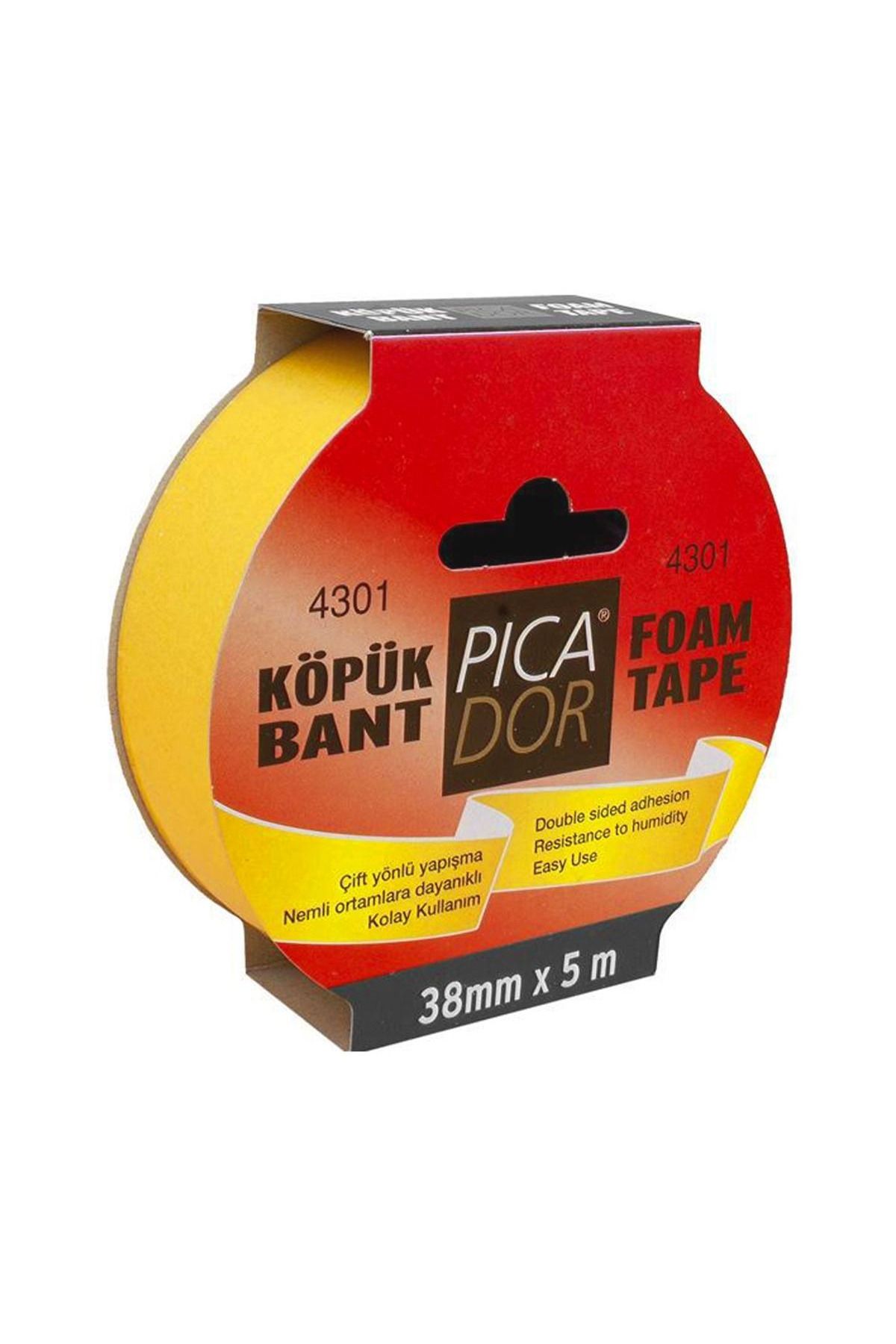 Picador ÇİFT TARAFLI KÖPÜK BANT 38x5 KO 004 4301
