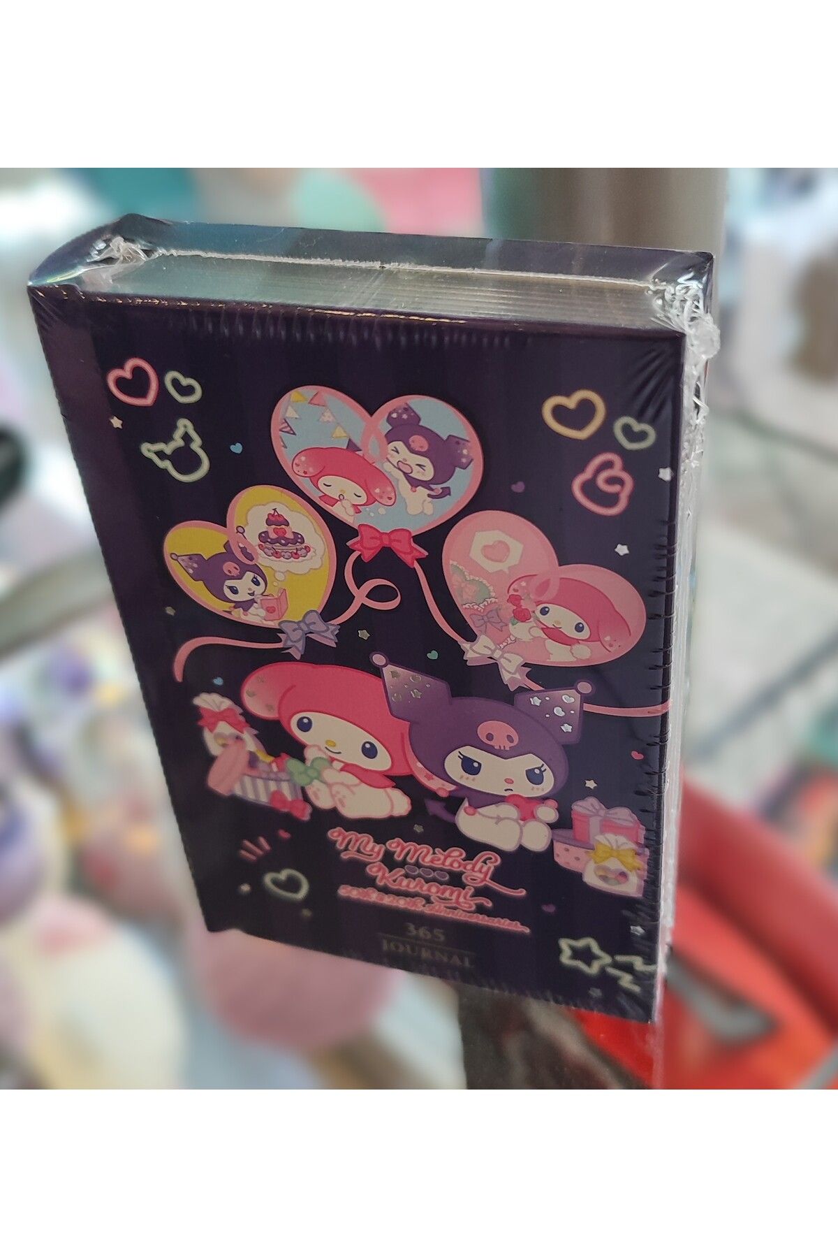 ada çanta kırtasiye Kuromi figürlü 365 journal günlük çok amaçlı defter küçük boy 368 sayfa (10cm*7cm)