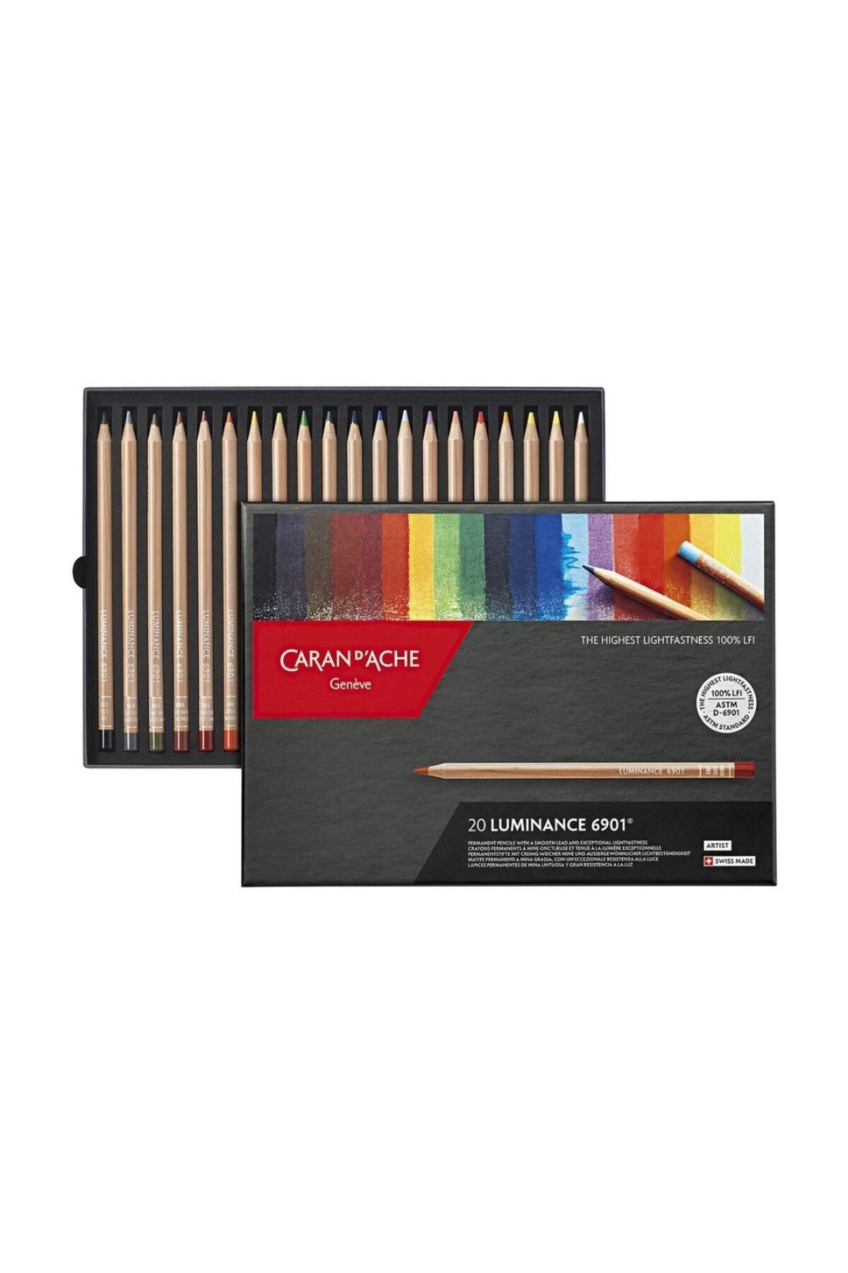 Caran d'Ache LUMINANCE 6901® - 20 RENKLİ SET