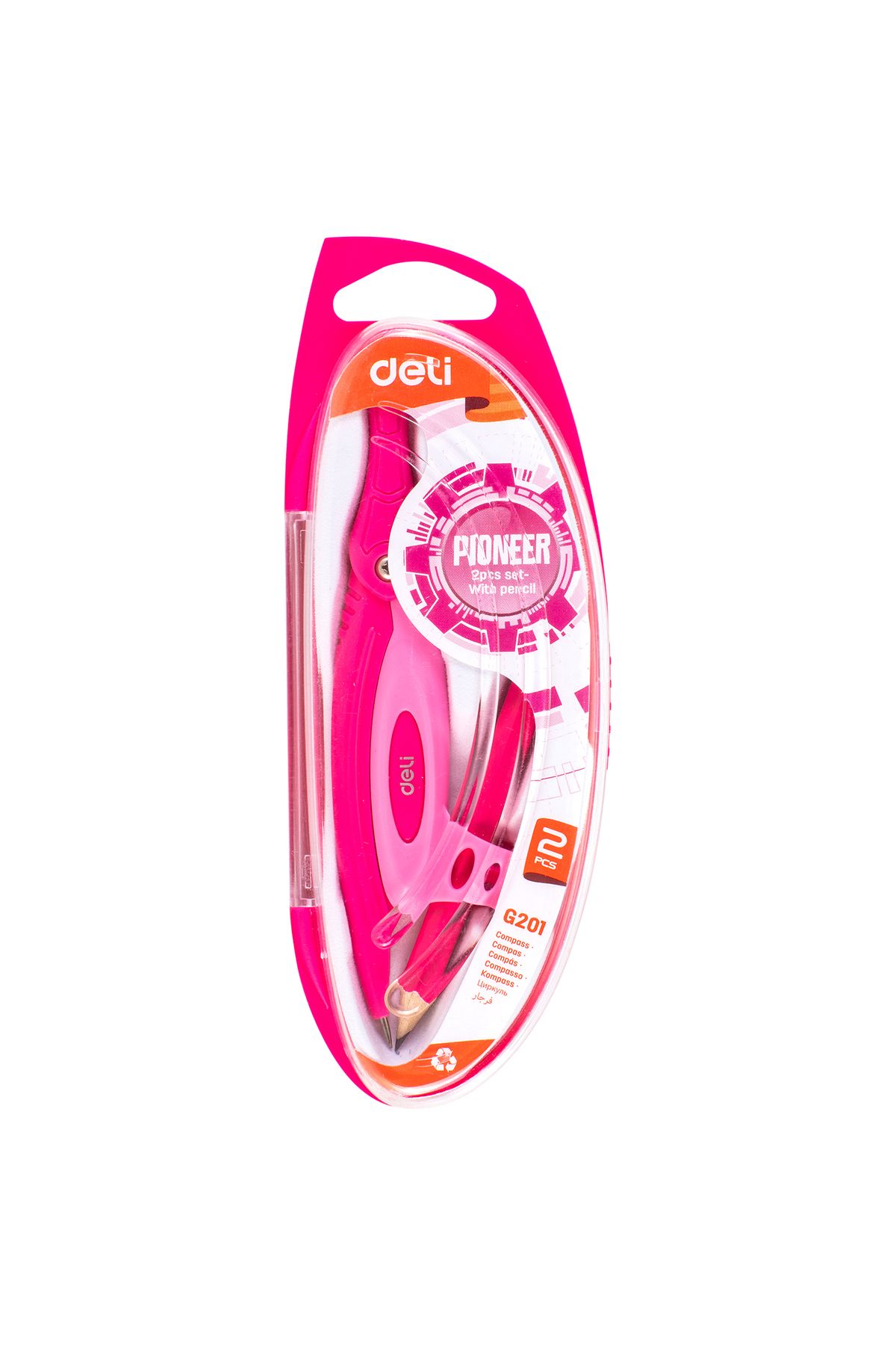 Deli-EG20102 Compass – ideal for geometry drawing, precise drafting & classroom use 5