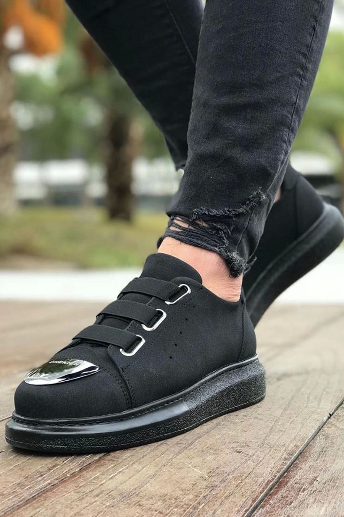 Chekich Kömen Ch251 Sst Mirror Suede Erkek Ayakkabı Sıyah