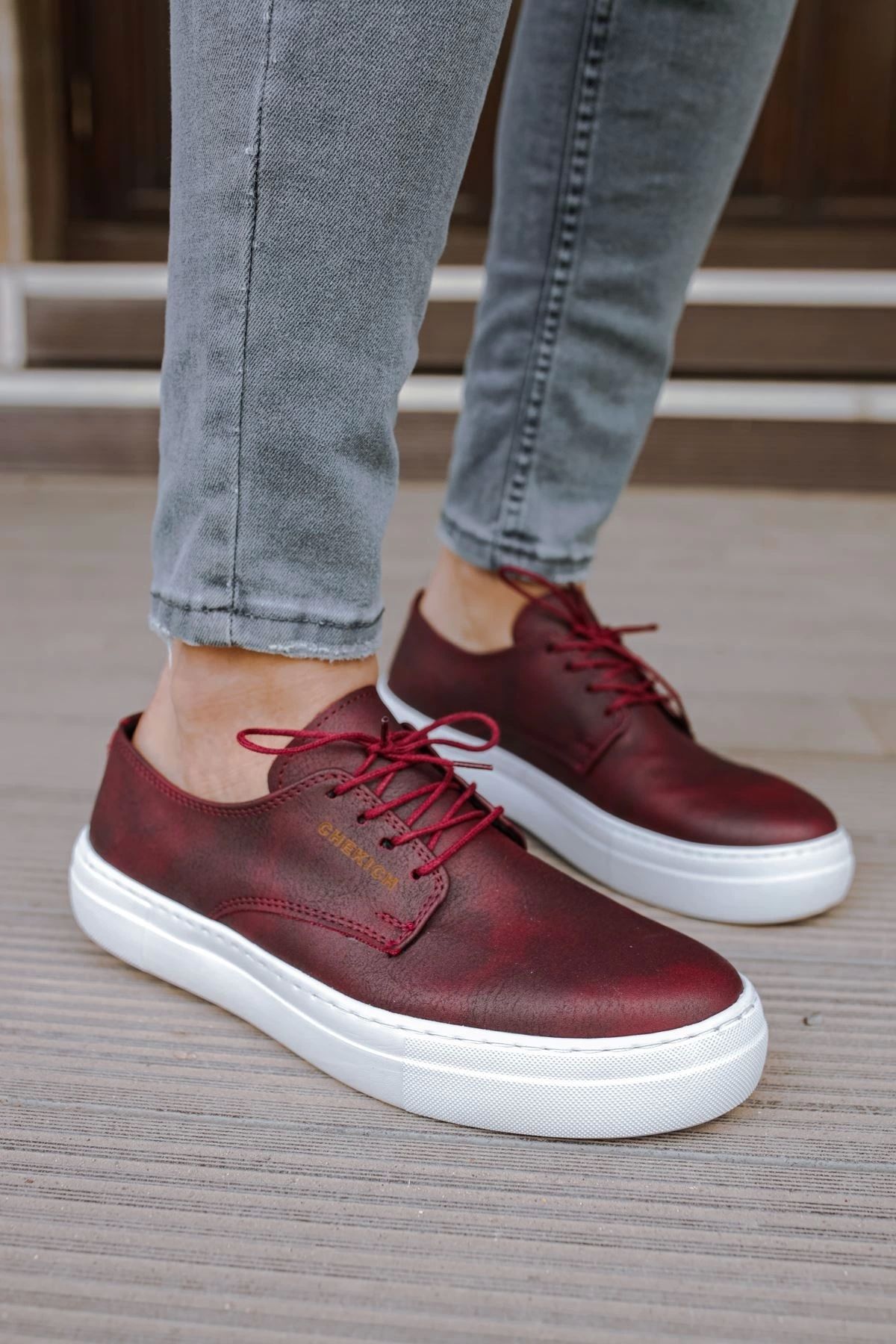 Chekich Kömen Ch005 Cbt Pıttı Erkek Ayakkabı Bordo