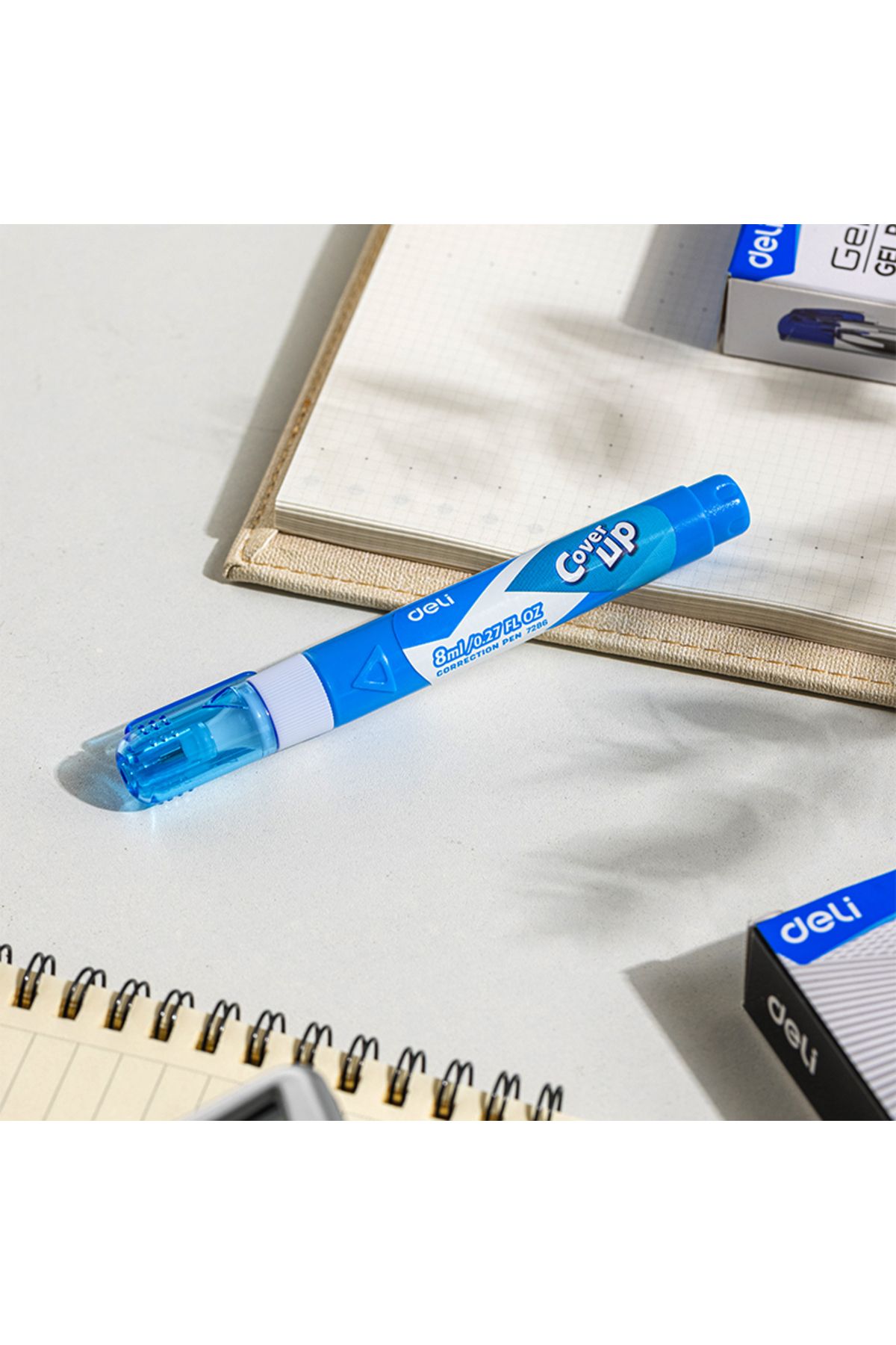 Deli-EH402-MT 8 mL Precision Correction Pen – ideal for flawless edits & clean paperwork 6