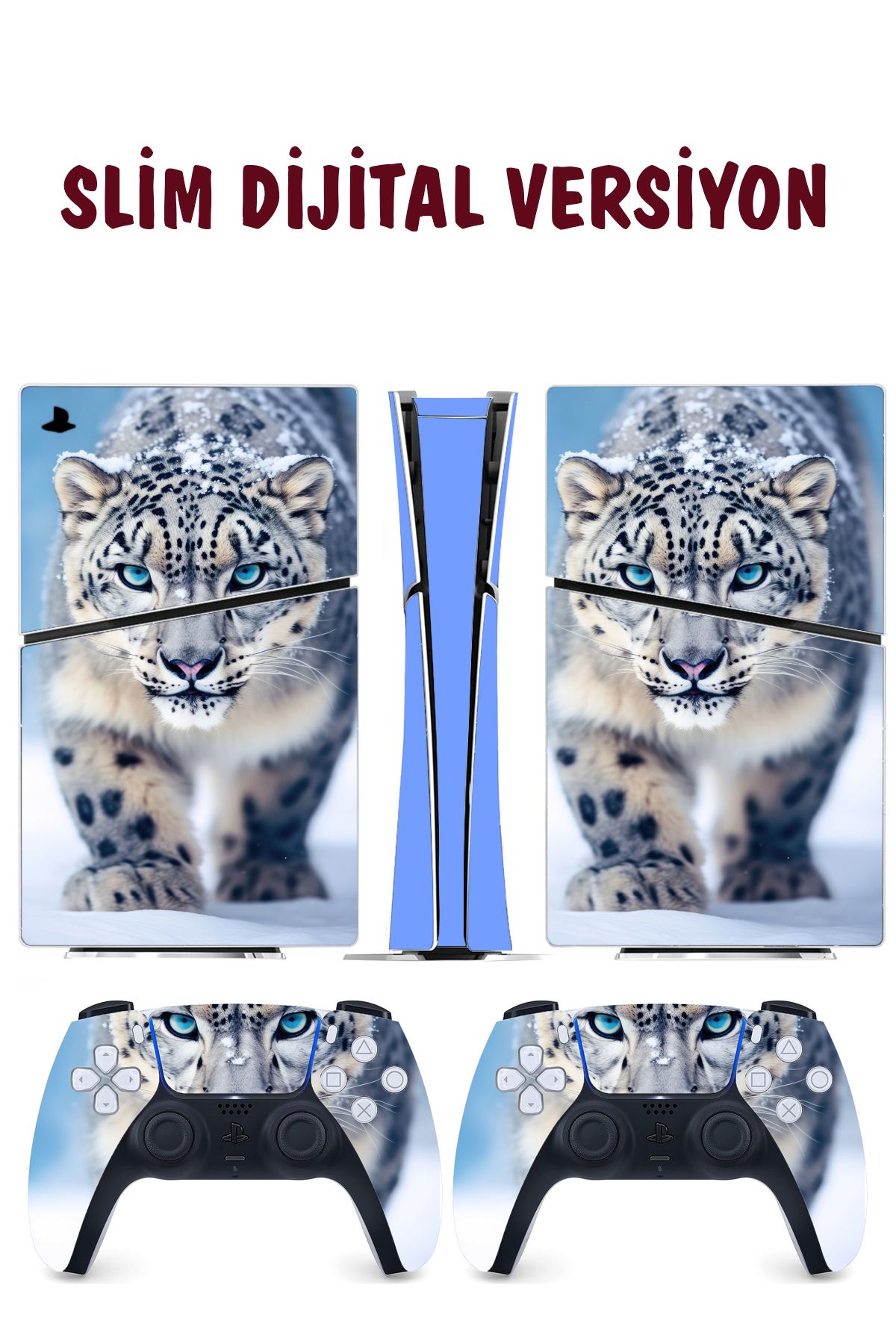 KT Decor Kar Leoparı Playstation 5 Full Sticker Kaplama Seti