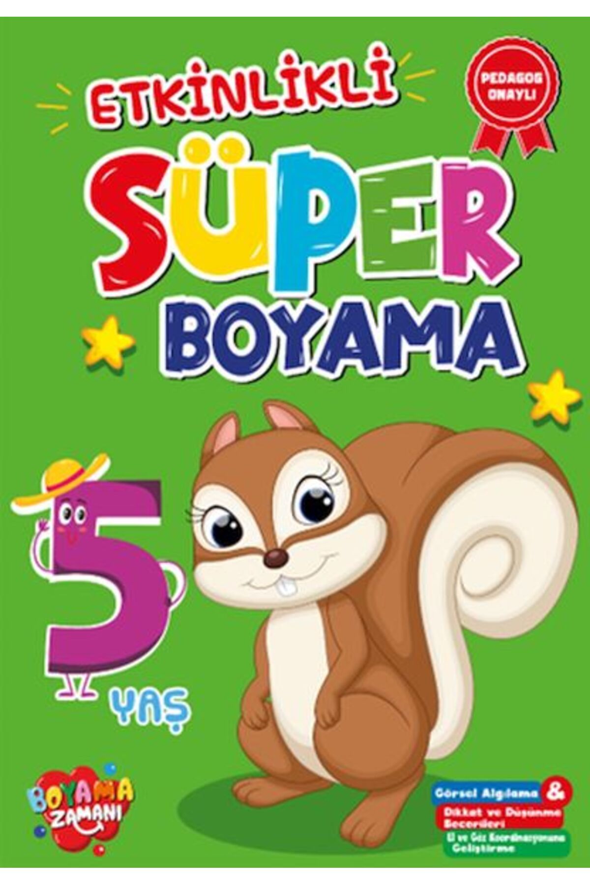 Hak Yayınları Etkinlikli Süper Boyama 5 Yaş