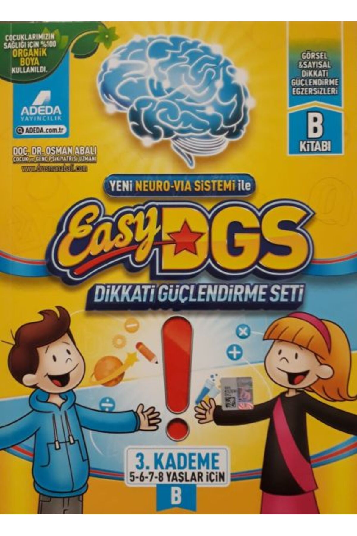 Hak Yayınları EASY Dikkati Güçlendirme Seti 5-8 yaş B Kitapçığı