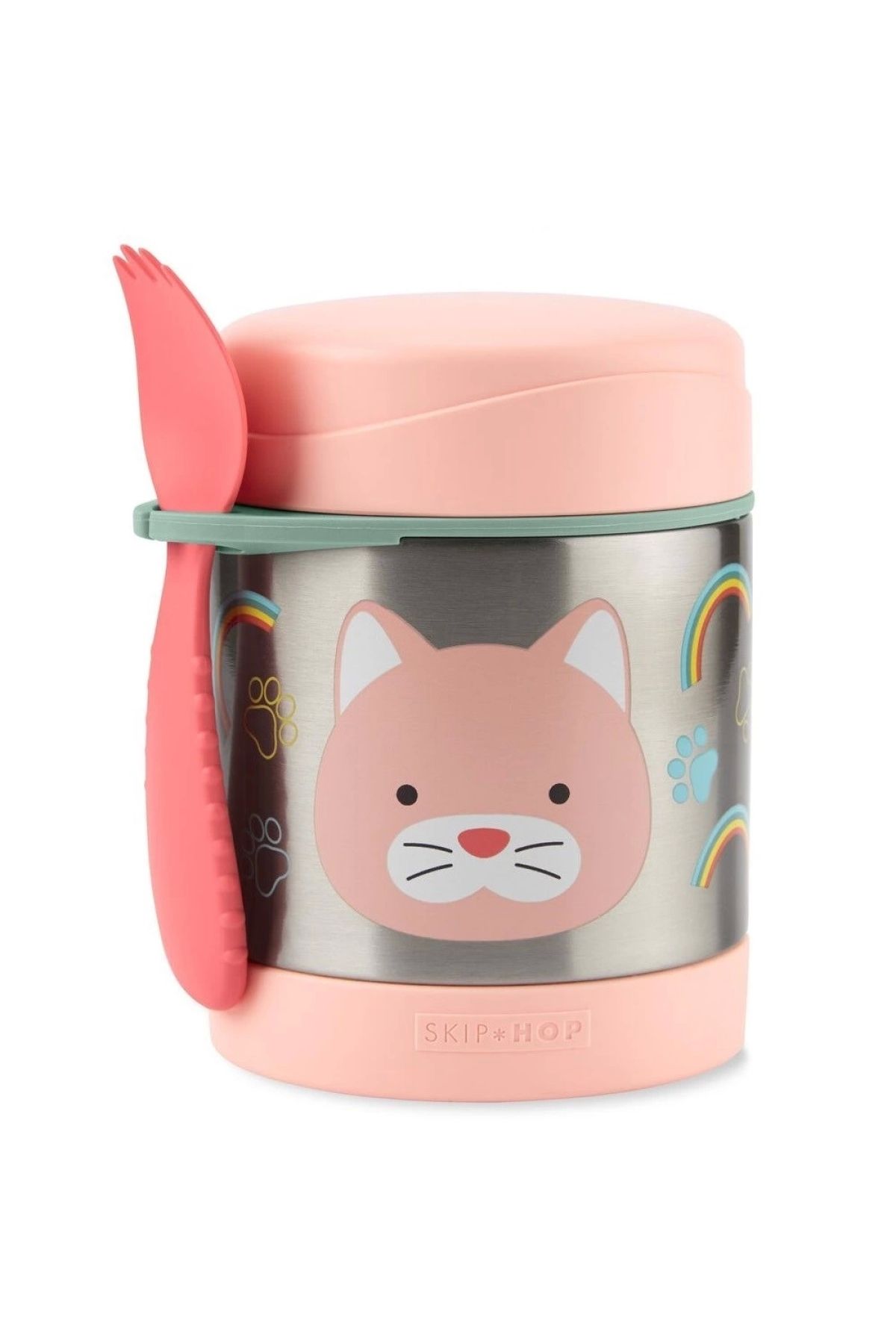 Skip Hop Zoo Paslanmaz Çelik Termos 325 Ml Kedi