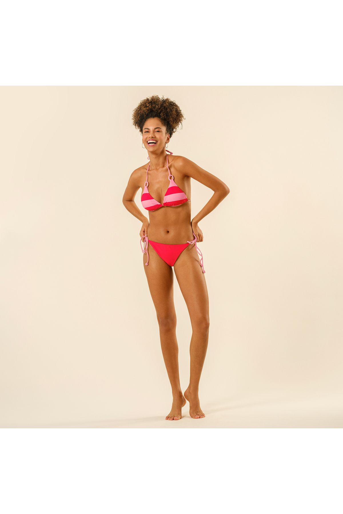 Zsa Zsa Zsu Prınkıpo Nakışlı Polyamıde Bikini Altı 23x21 Cm Kırmızı