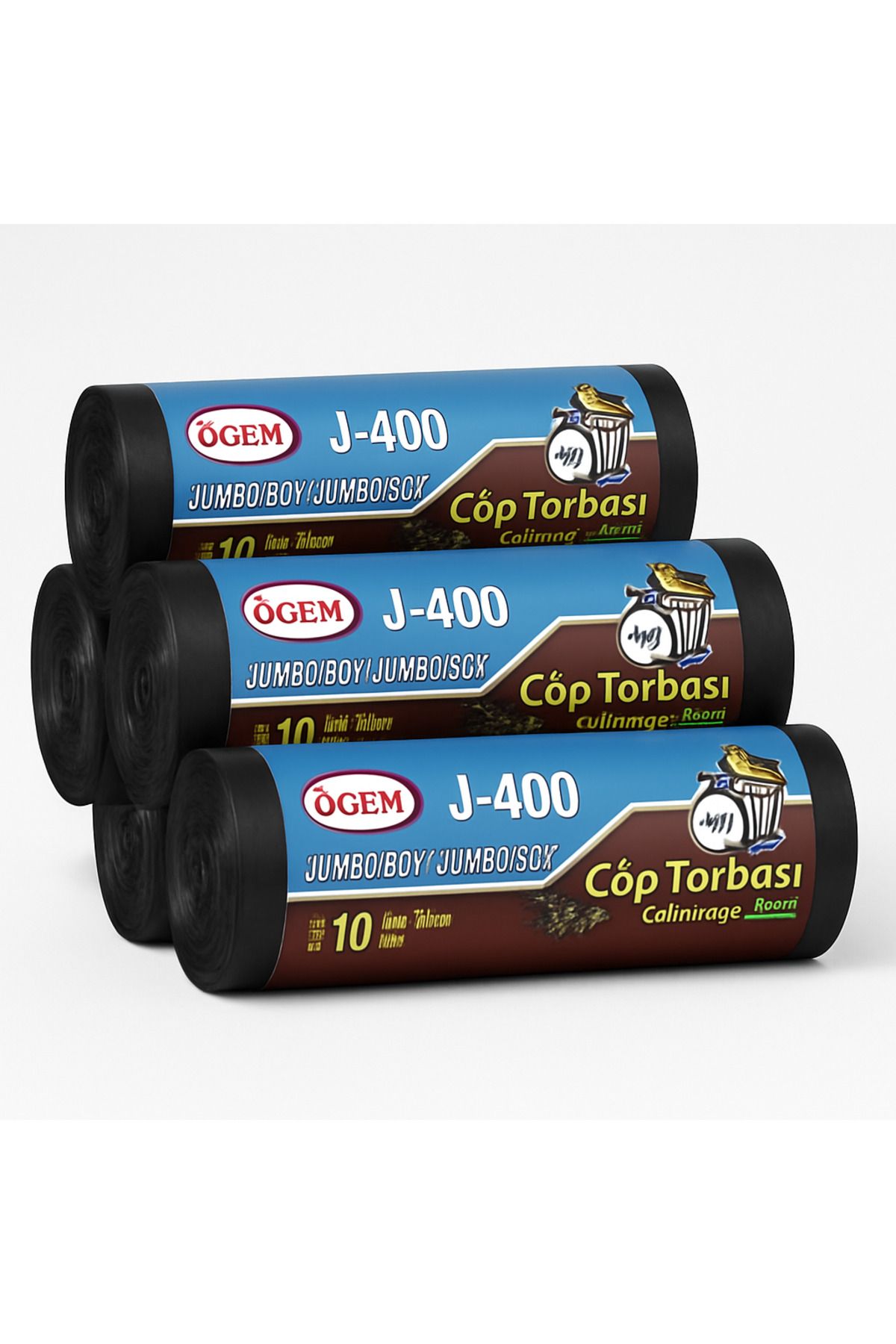 Ögem Ögem J-400 Jumbo Boy Çöp Poşeti 85*110 200 Adet ( 20 Rulo)