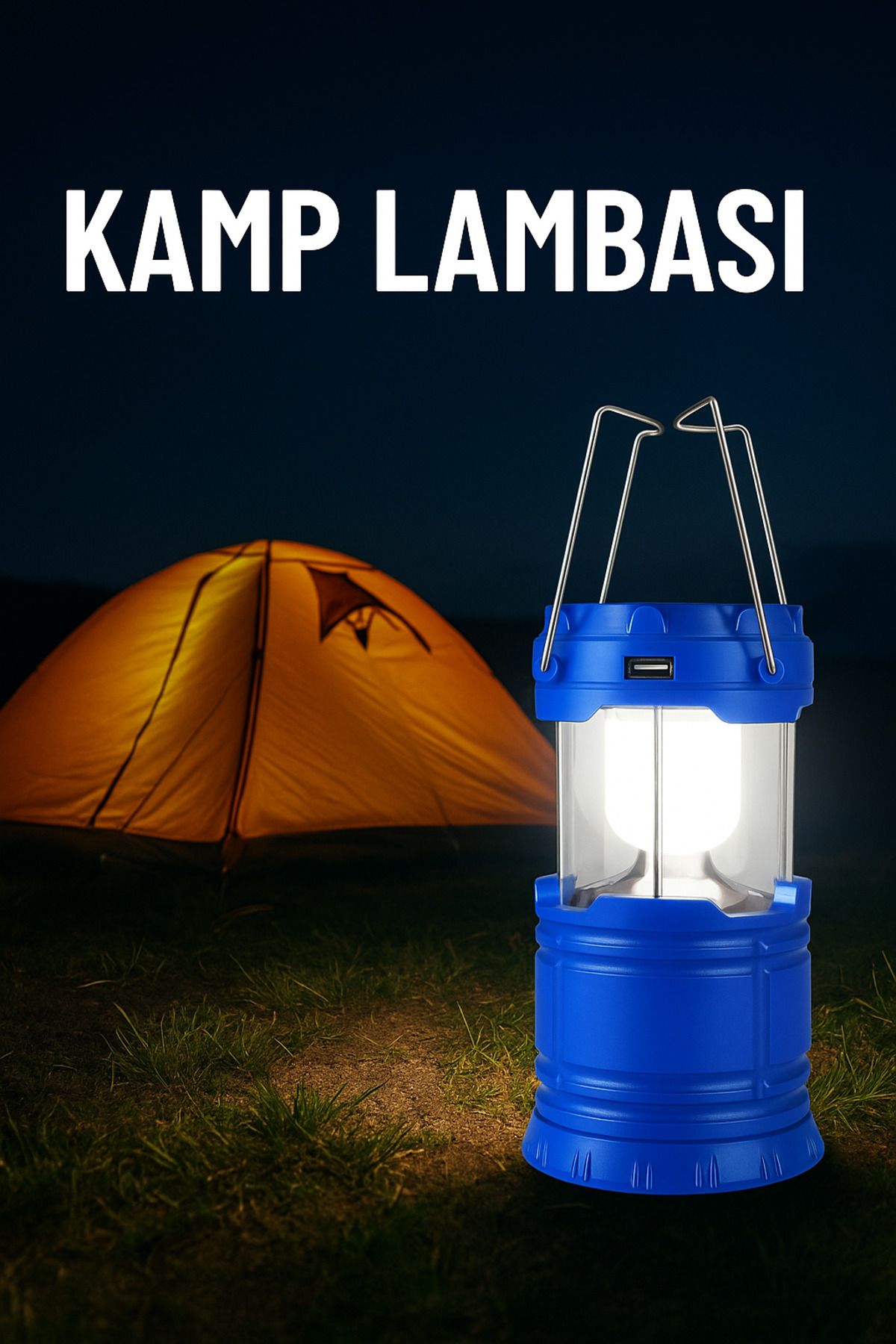 Aragetirsin XF5800 Şarjlı Katlanabilir Kamp Lambası – Portatif & Güçlü Işık