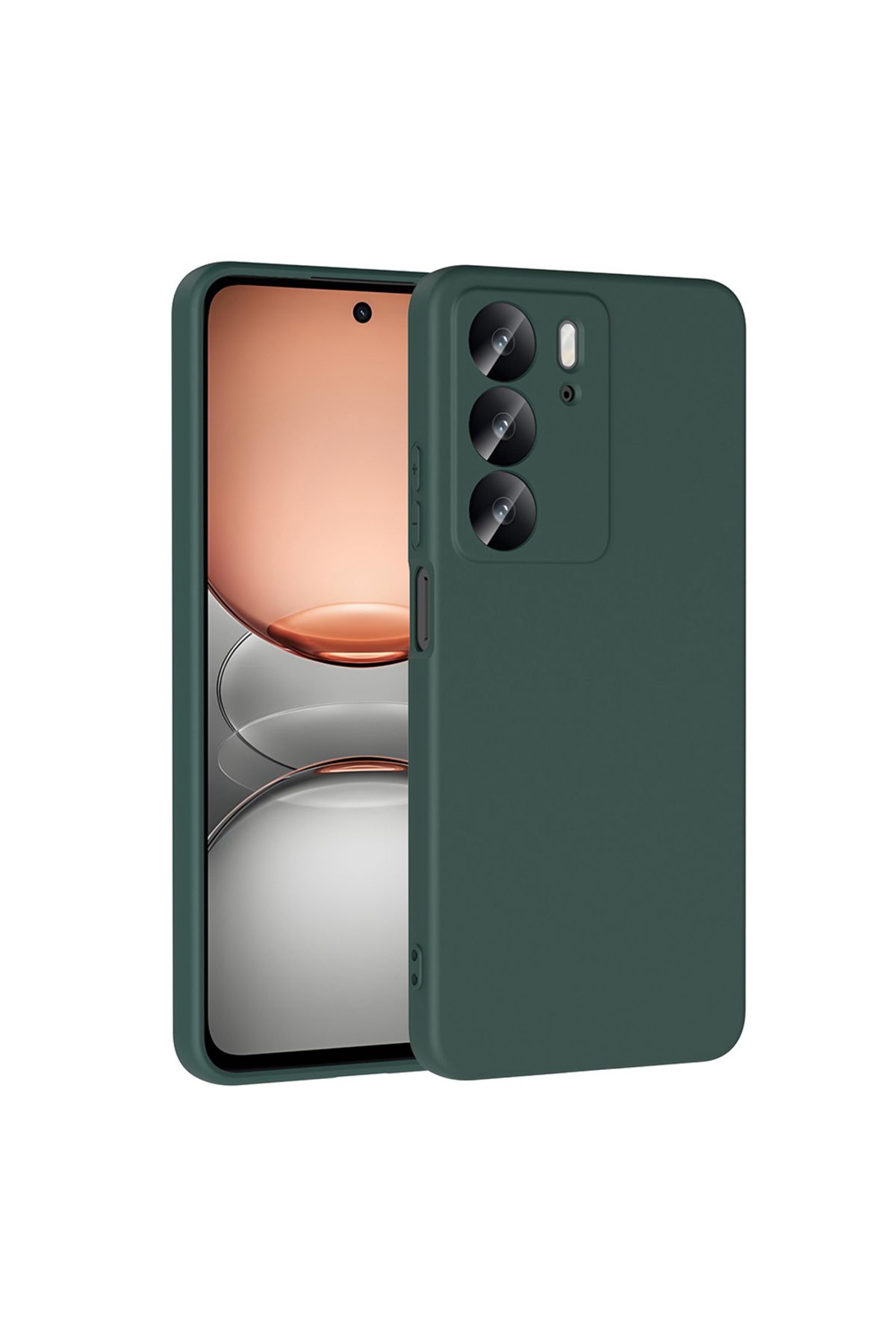 Teleplus Realme C75 Kılıf İçi Kadife Mara Lansman Silikon