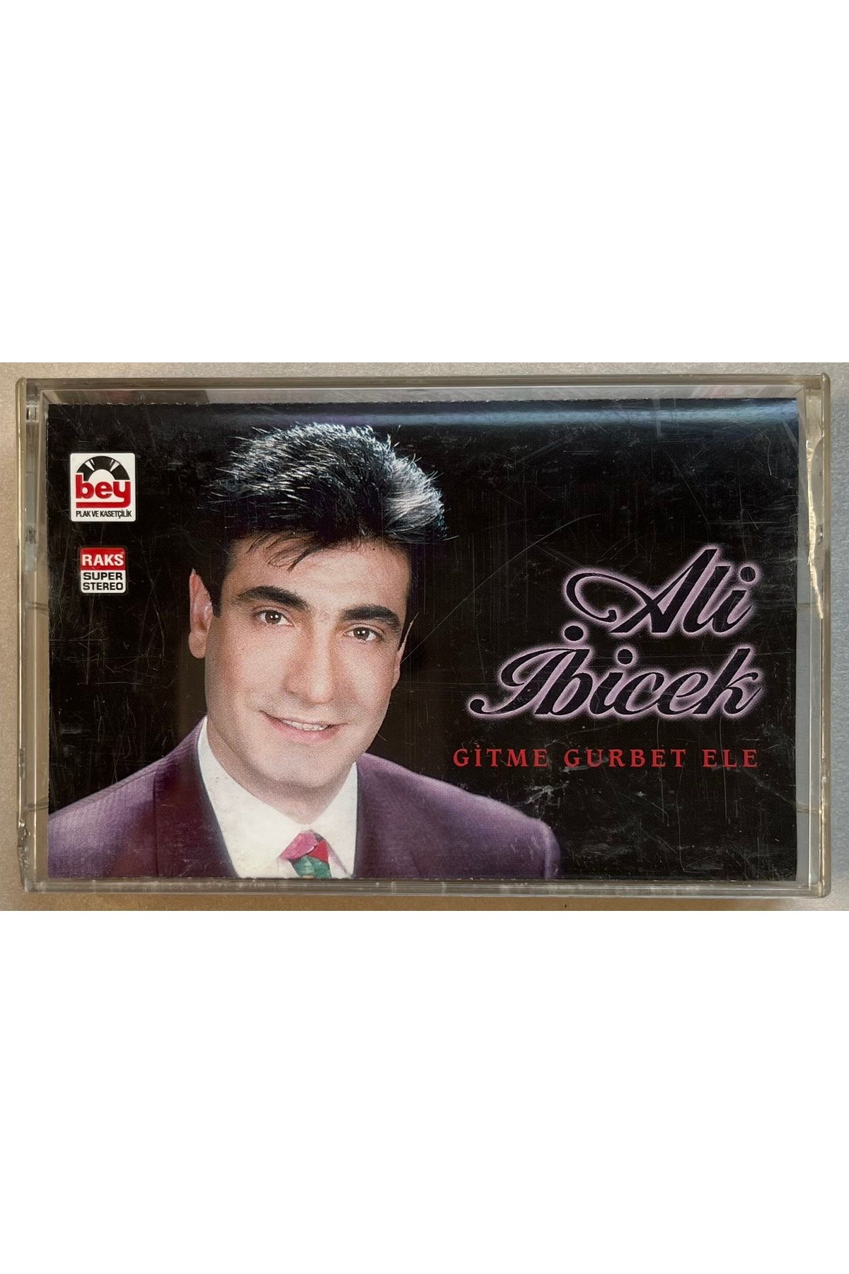 Plakevi İzmir Ali İbicek Gitme Gurbet Ele Kaset (Orjnal Dönem Baskı Kaset)
