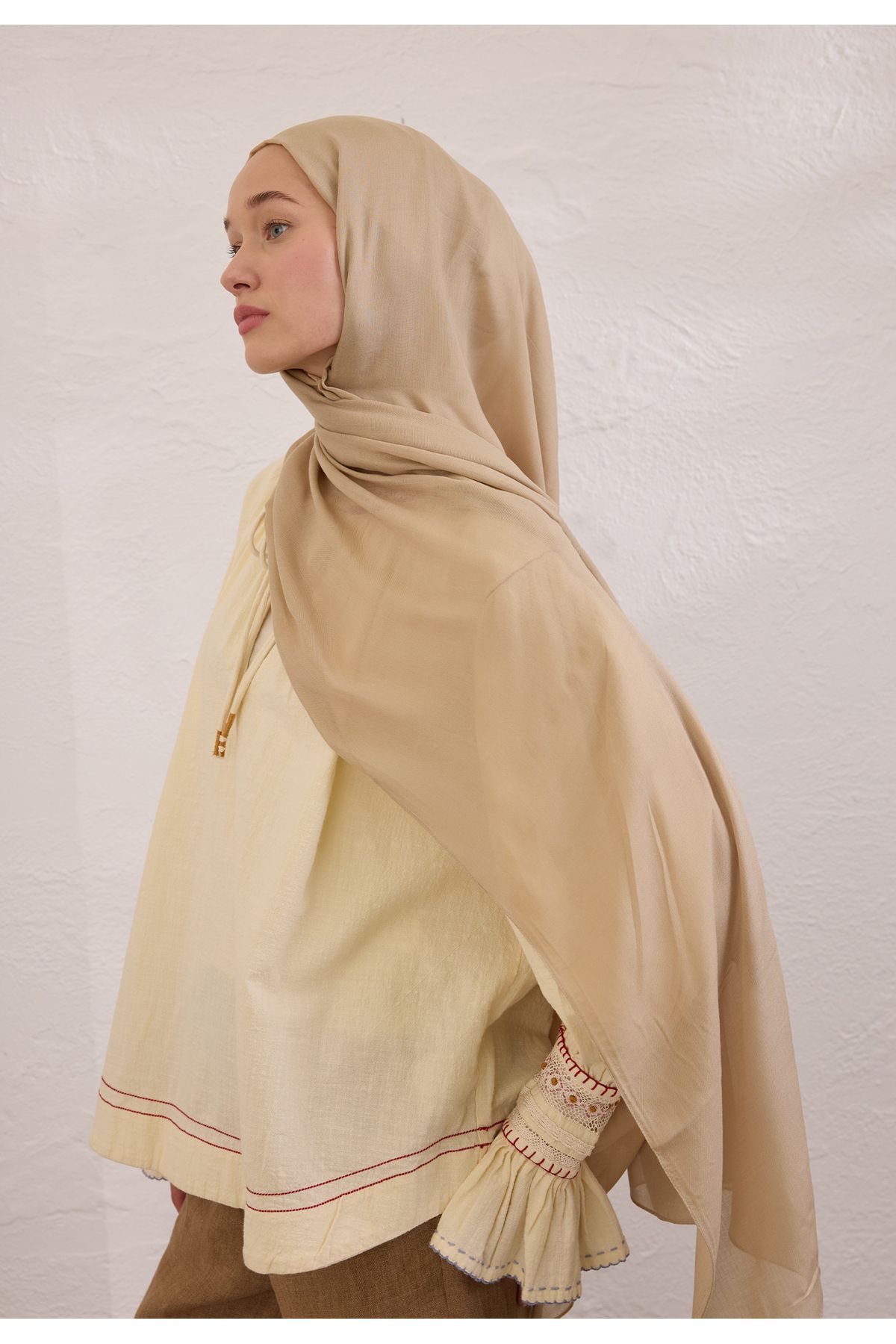 Fresh SOFT VİSKON ŞAL NUDE
