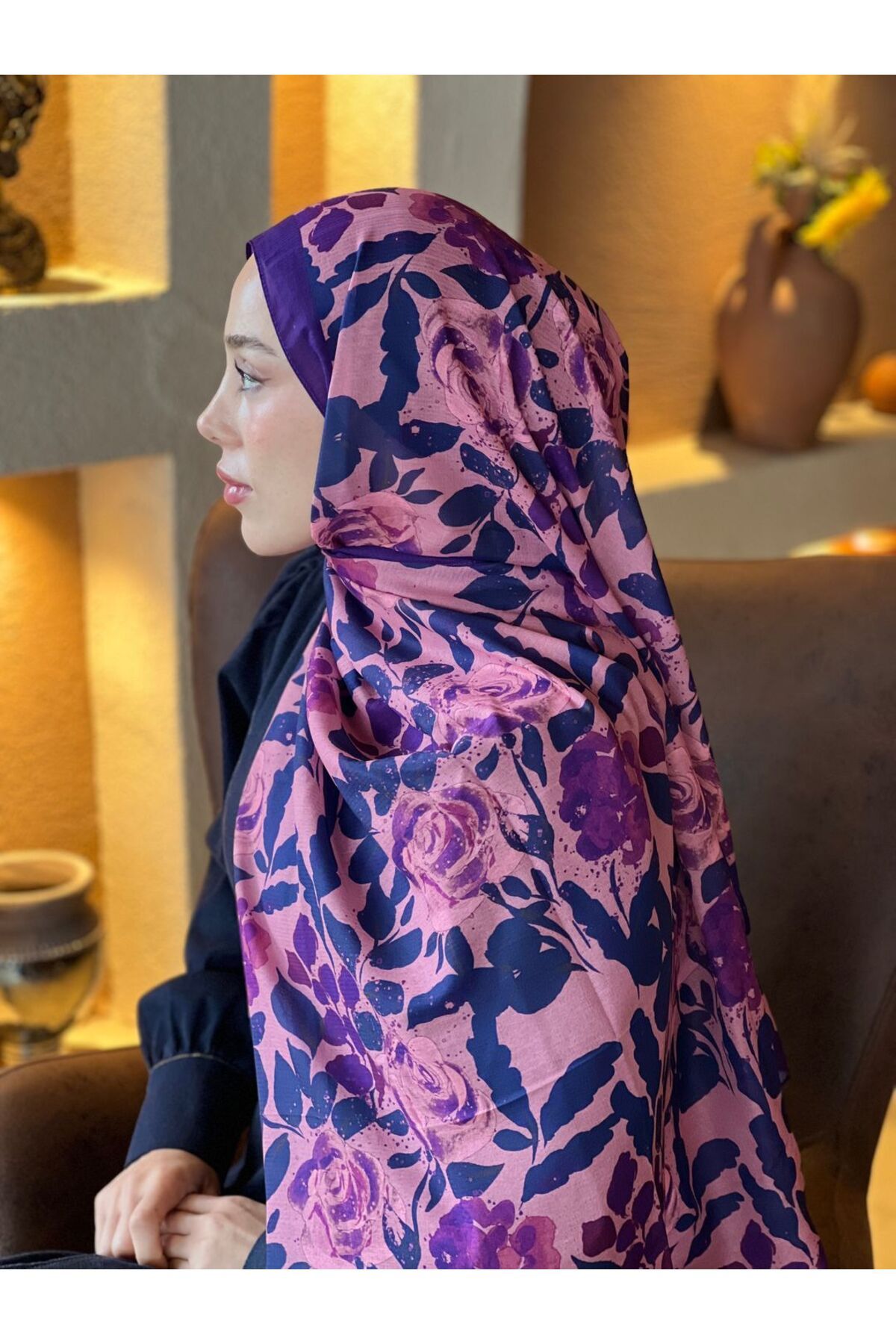 Modakaşmir Verd Desen Lina Şal