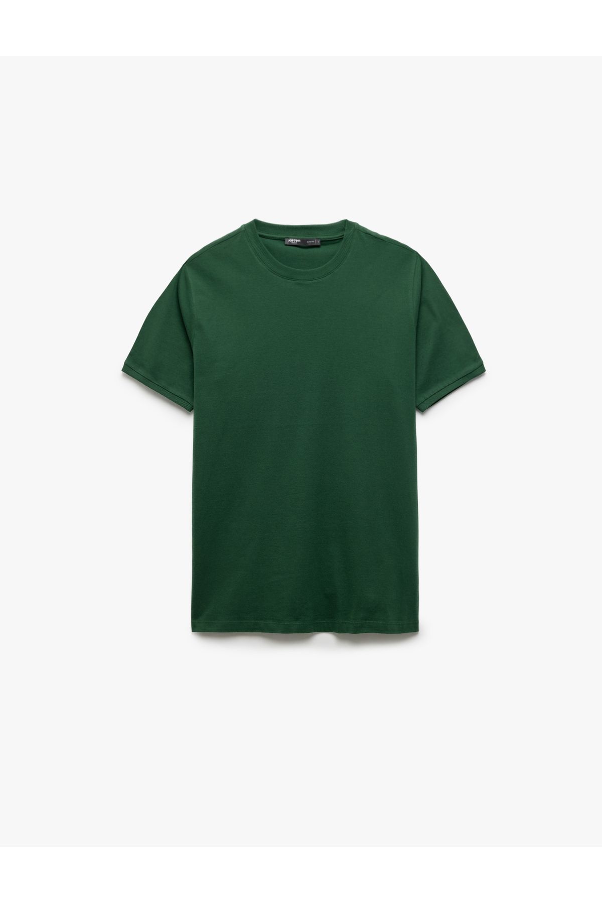 Koton Kısa Kollu Bisiklet Yaka Pamuklu Slim Fit Erkek Basic Tişört