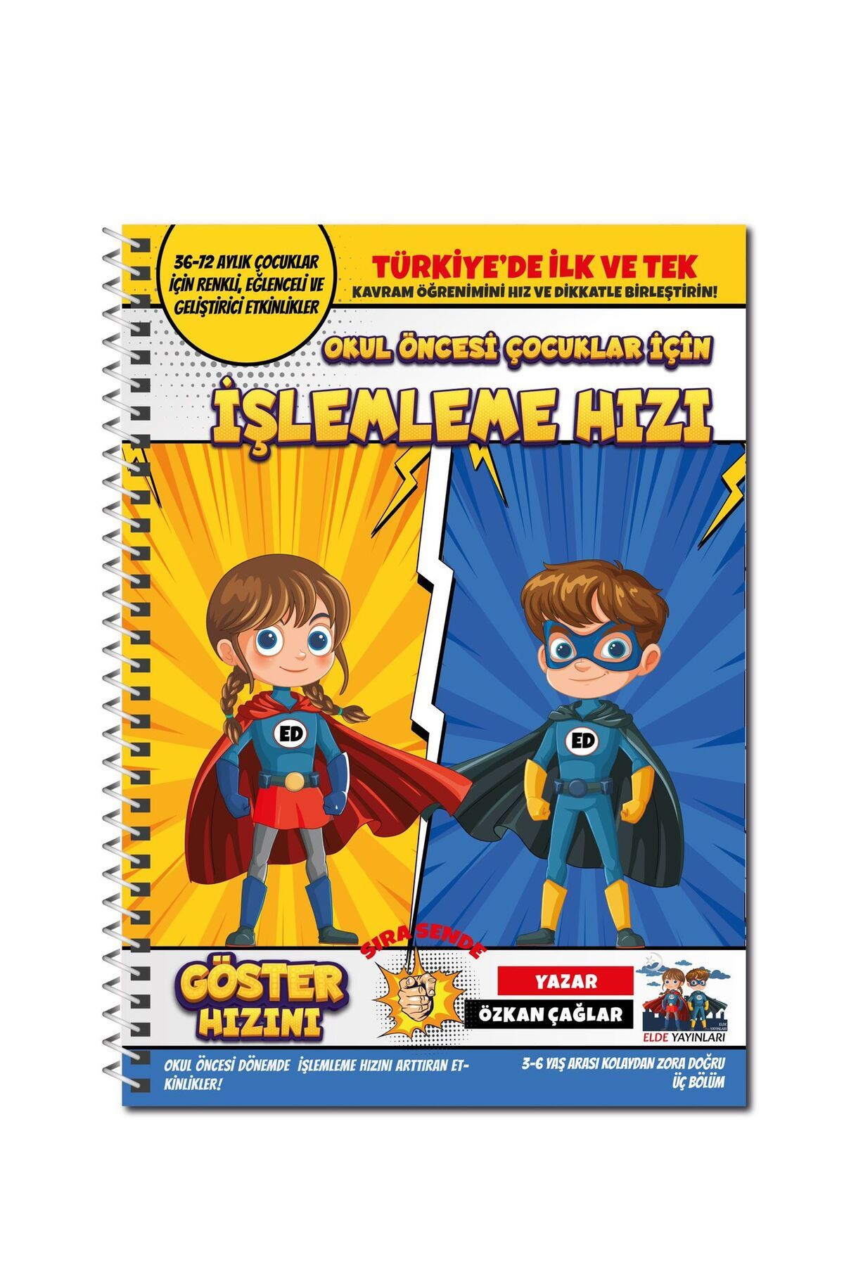 ELDE YAYINLARI Okul Öncesi Çocuklar için İşlemleme Hızı
