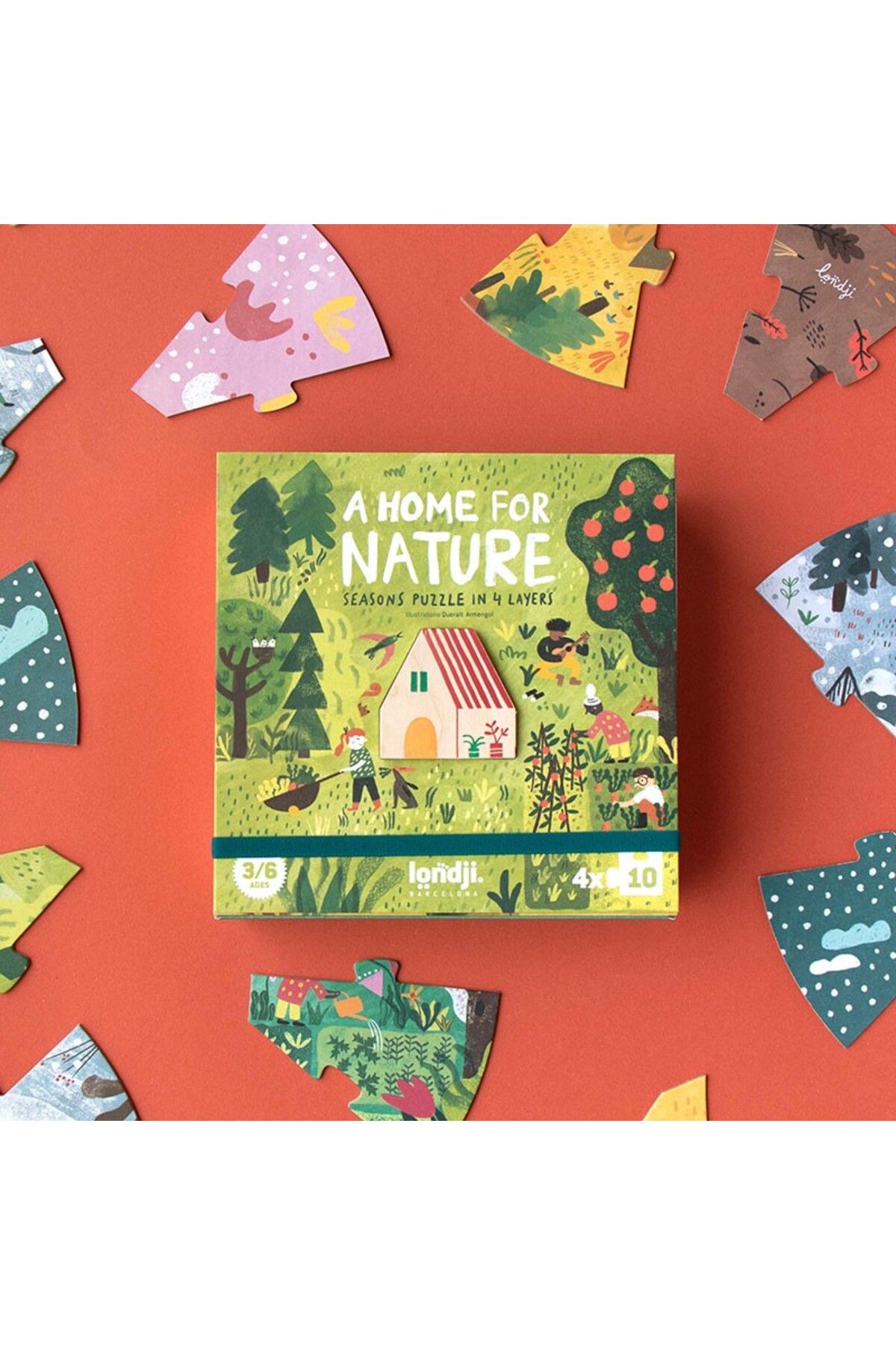 Londji Doğa İçin Bir Ev Yapboz Seti - Puzzle A Home for Nature