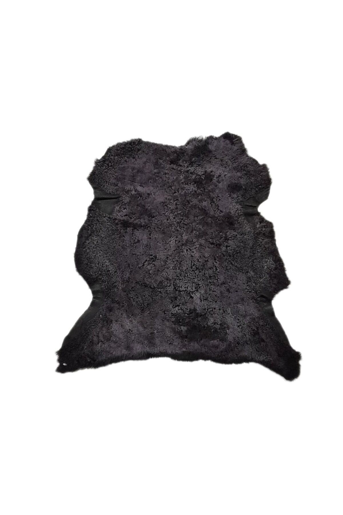Lndr Gerçek Koyun Postu - Naturel - Kısa Tüylü - Doğal - 55x50 Cm - Bordo - C1