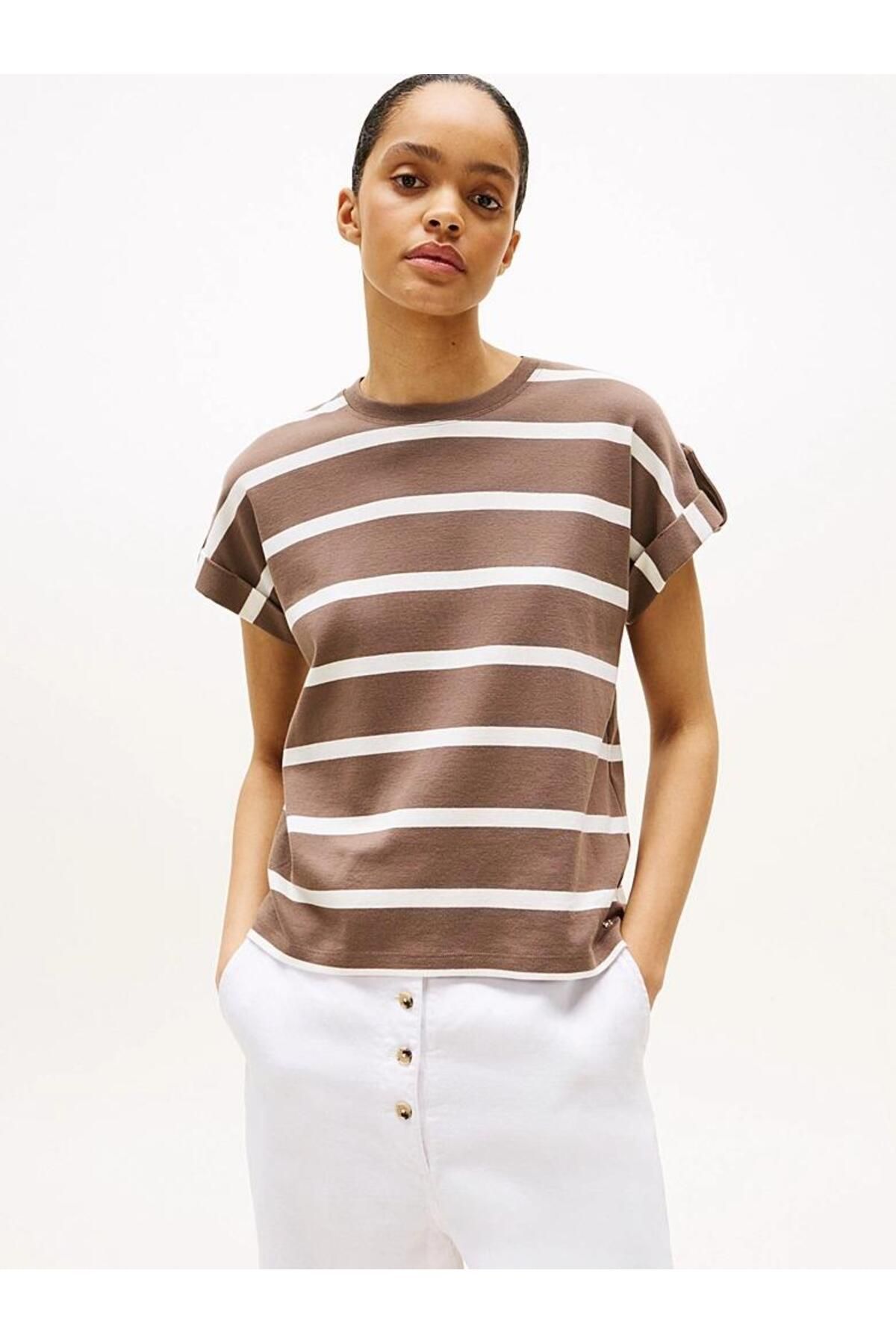 Tommy Hilfiger GOLD BUTTON MDRN C-NK SS TEE
