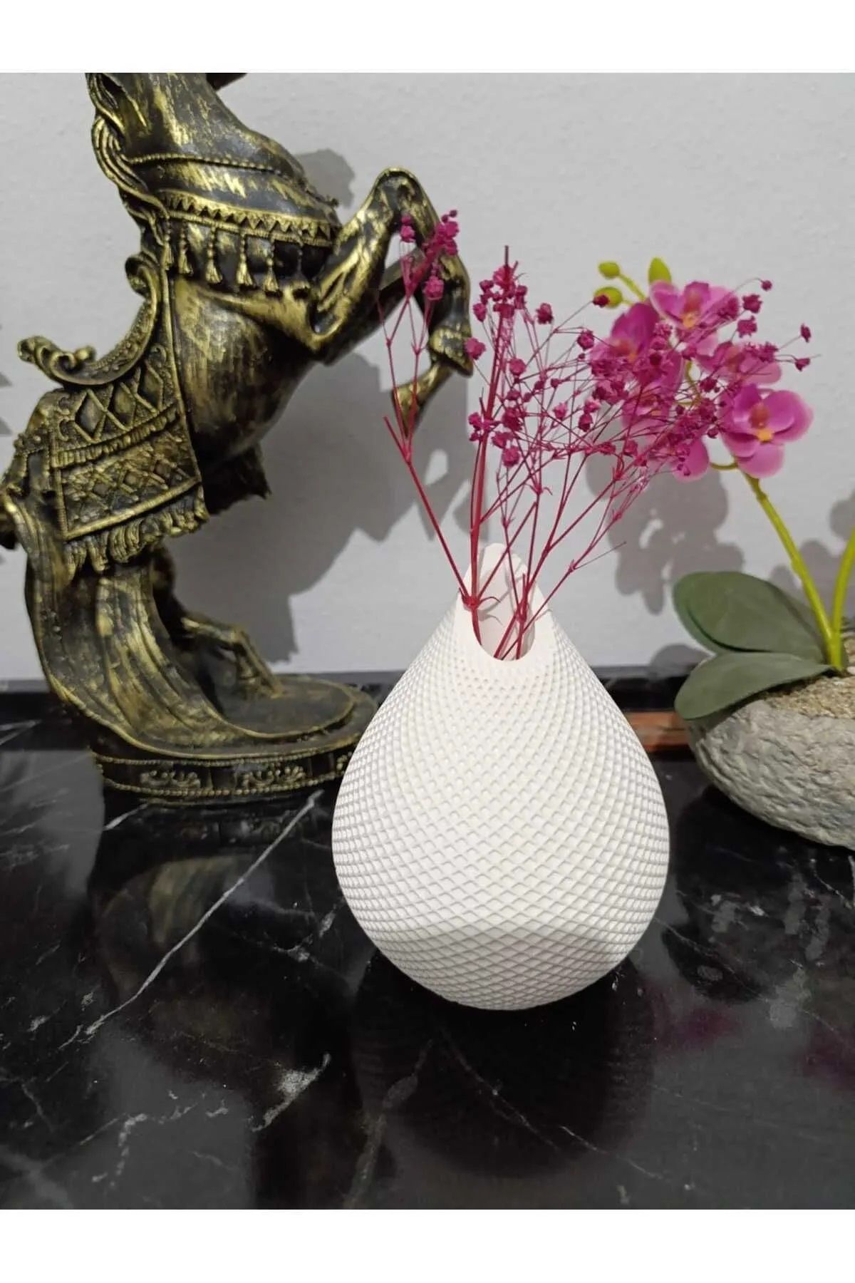 X Home Accessory Damla Şeklinde Dekoratif Obje - Modern ve Zarif Tasarım