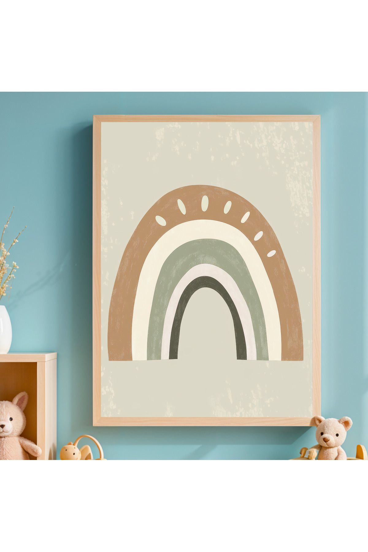 woodhomeworks tek parça çocuk odası dekor tablo