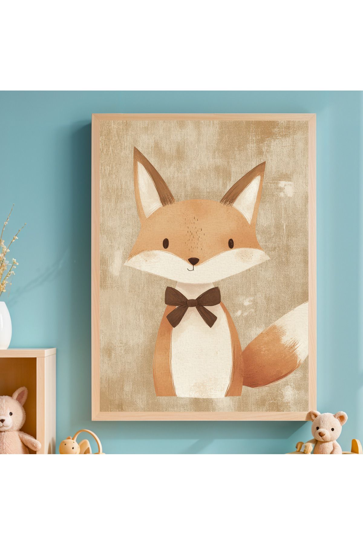 woodhomeworks tek parça çocuk odası dekor tablo