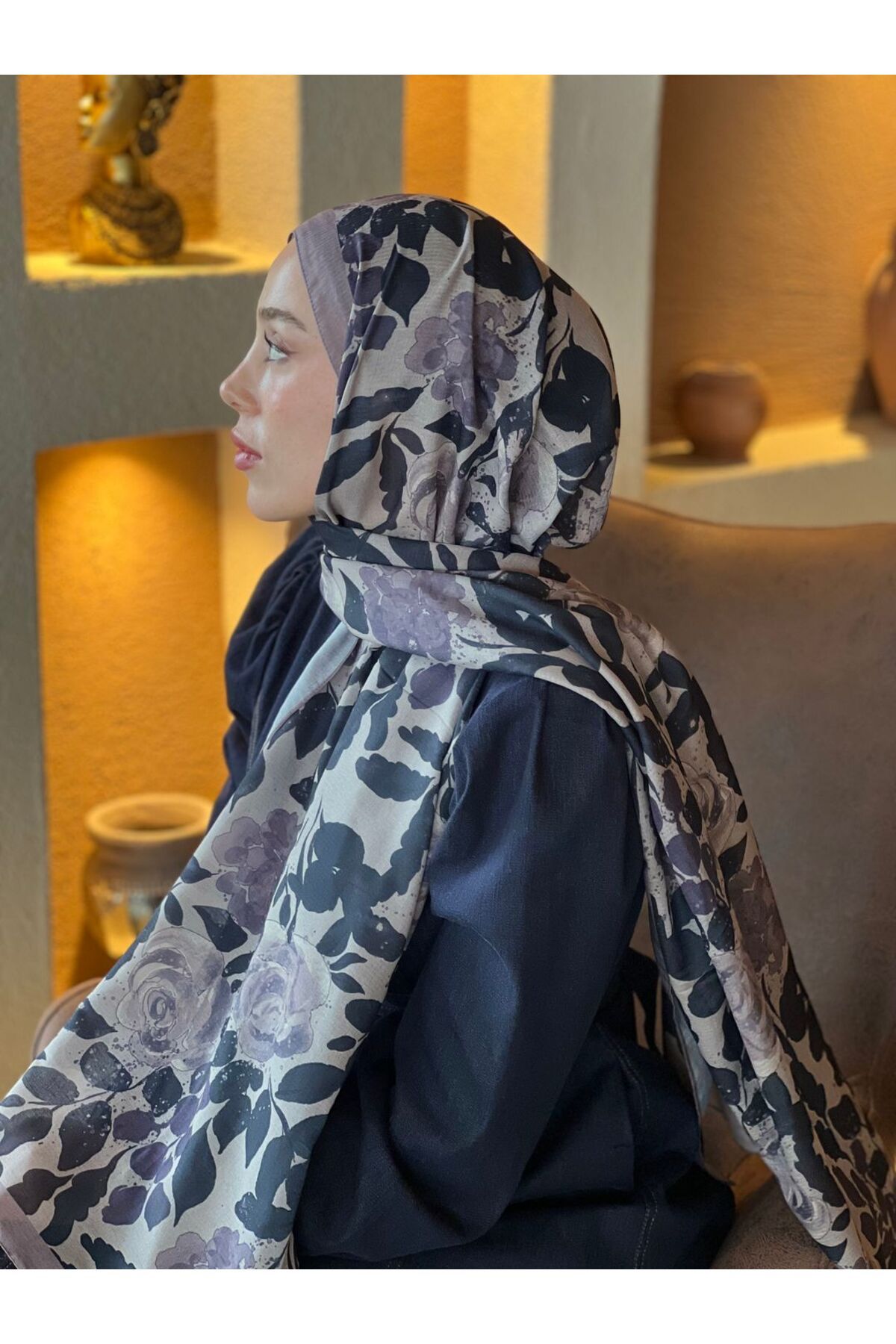 Modakaşmir Verd Desen Lina Şal