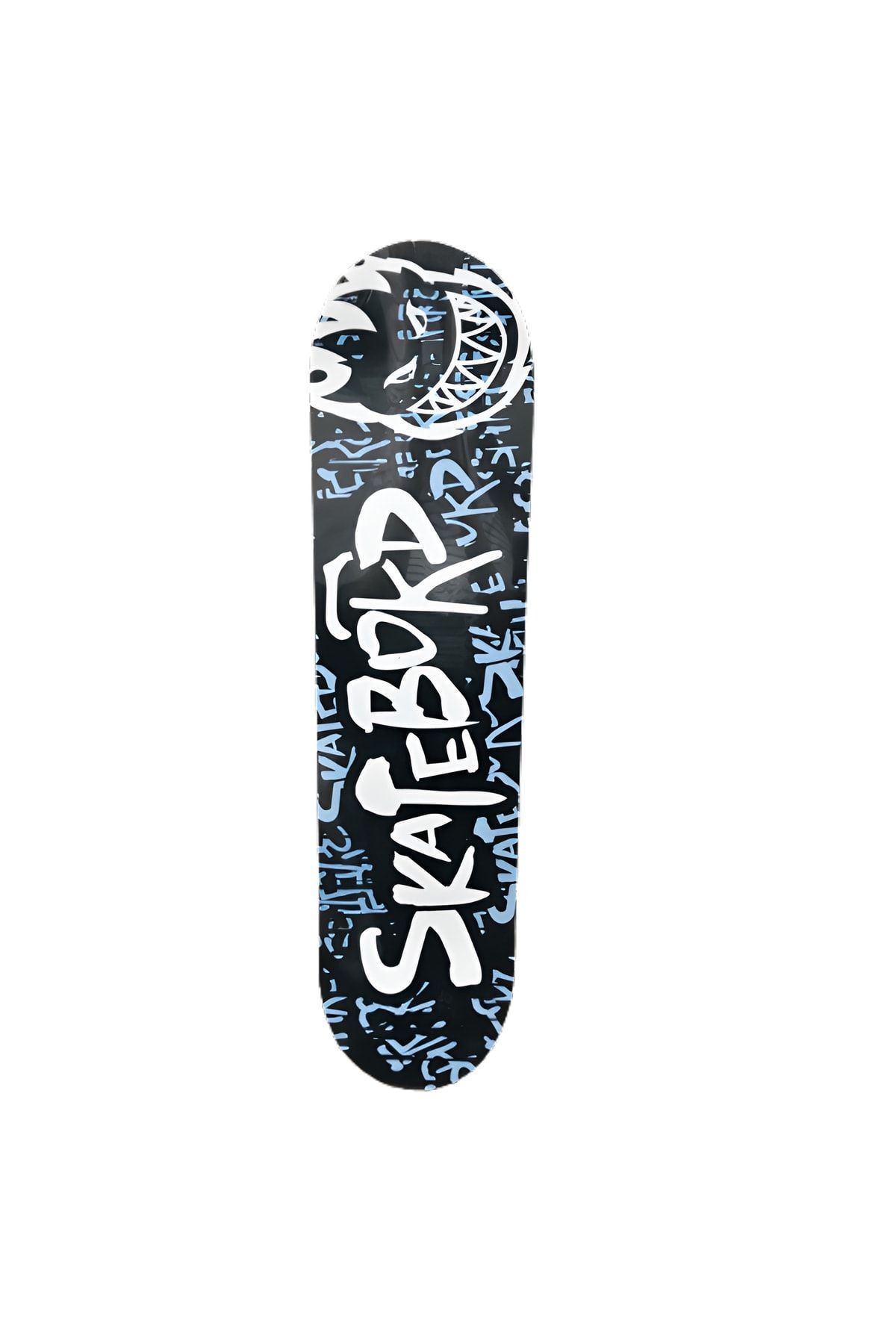 SerenityHaven Desenli Ahşap Iç Bükey Büyük Boy Kaykay 78 Cm