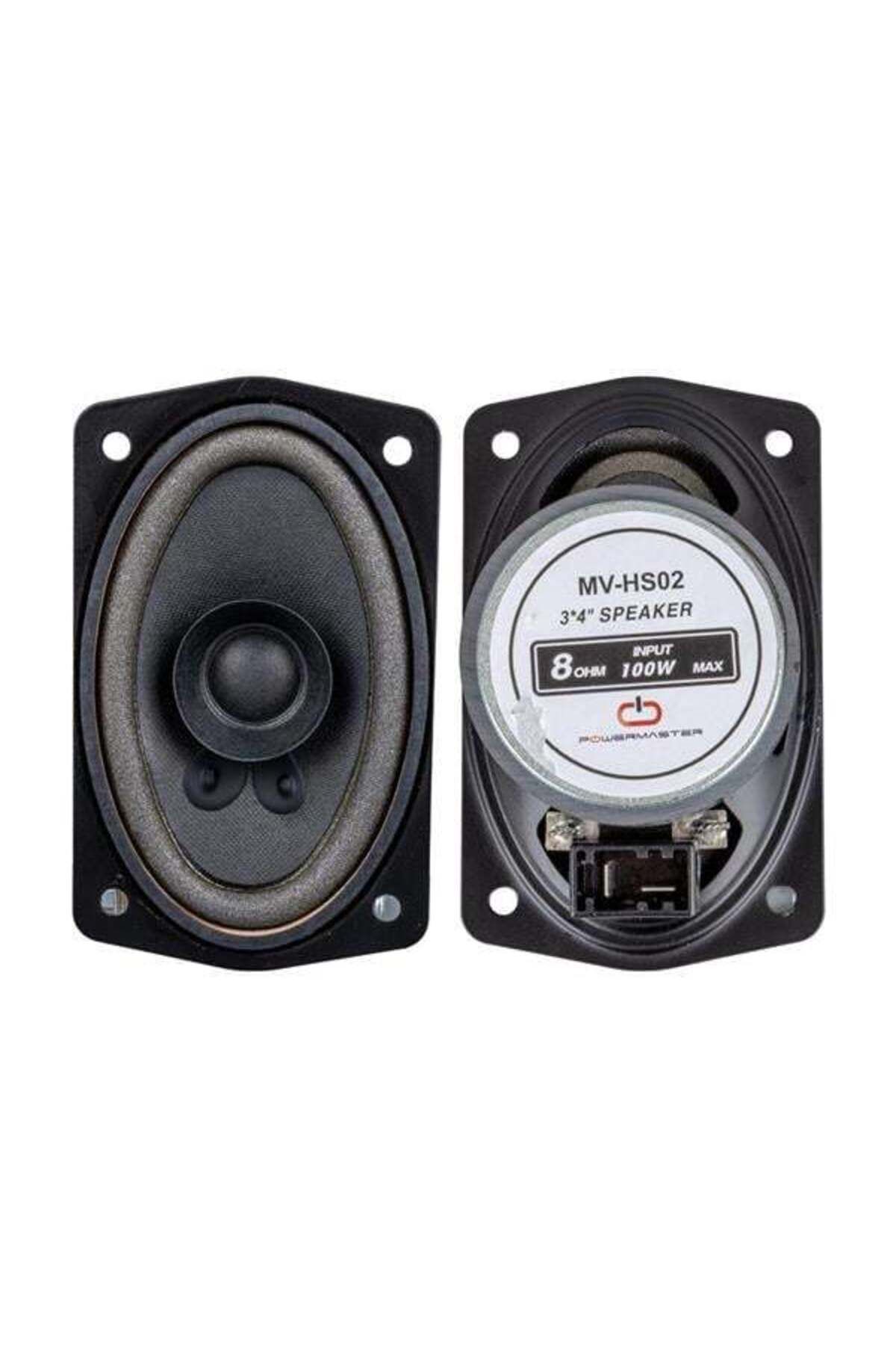 Modafiks Magicvoice MV-HS02 3X4'' 7.5X10 Cm 8 Ohm Max 100 Watt Oval Oto Hoparlör