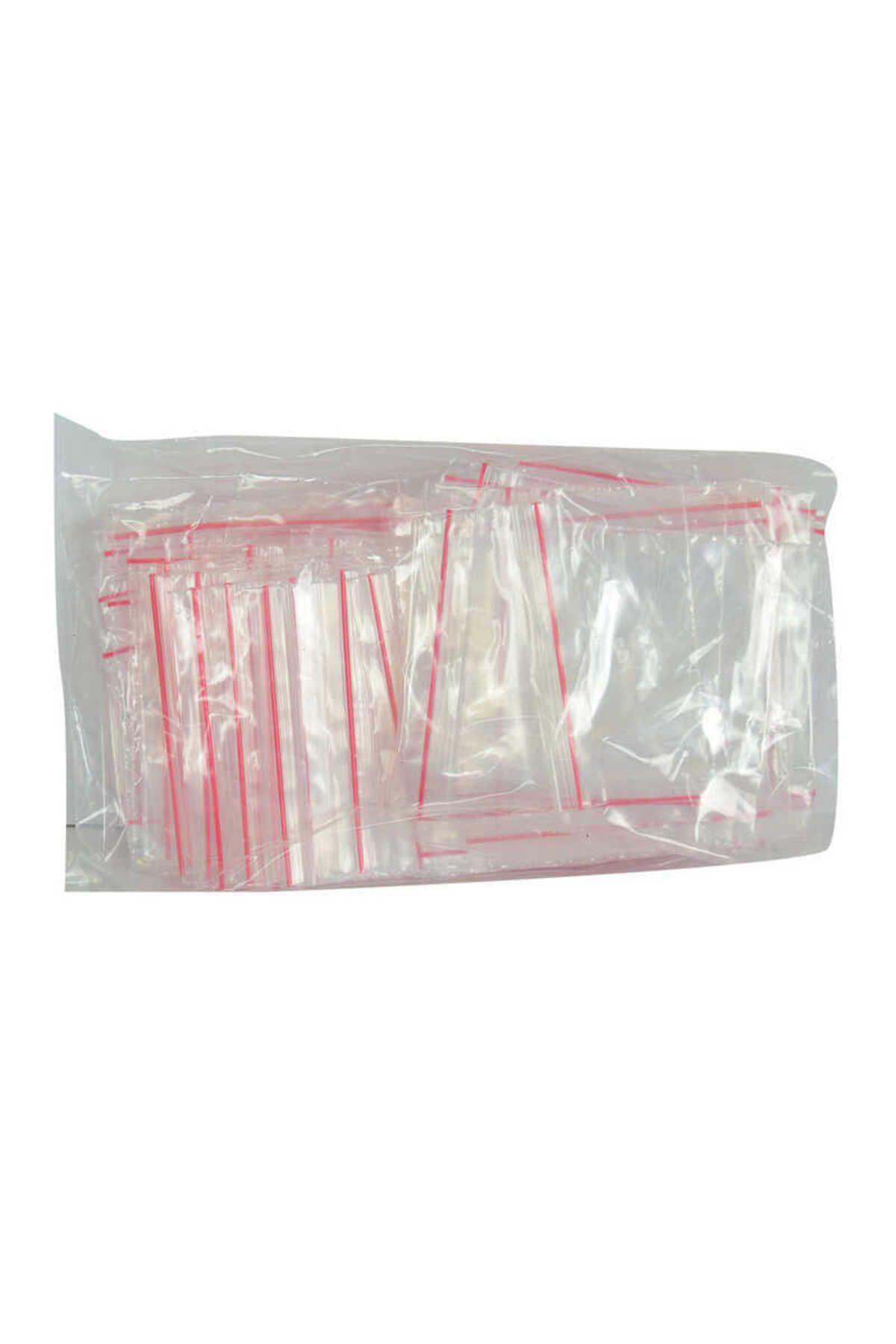 Modafiks Kilitli Naylon Torba Poşet 5X5 Cm Şeffaf 100 Adet 1 Paket