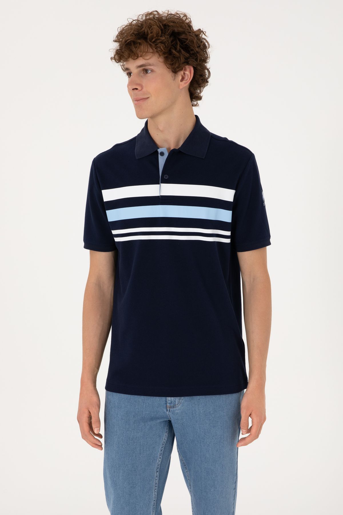 U.S. Polo Assn. Erkek Lacivert Tişört 50306817-VR033