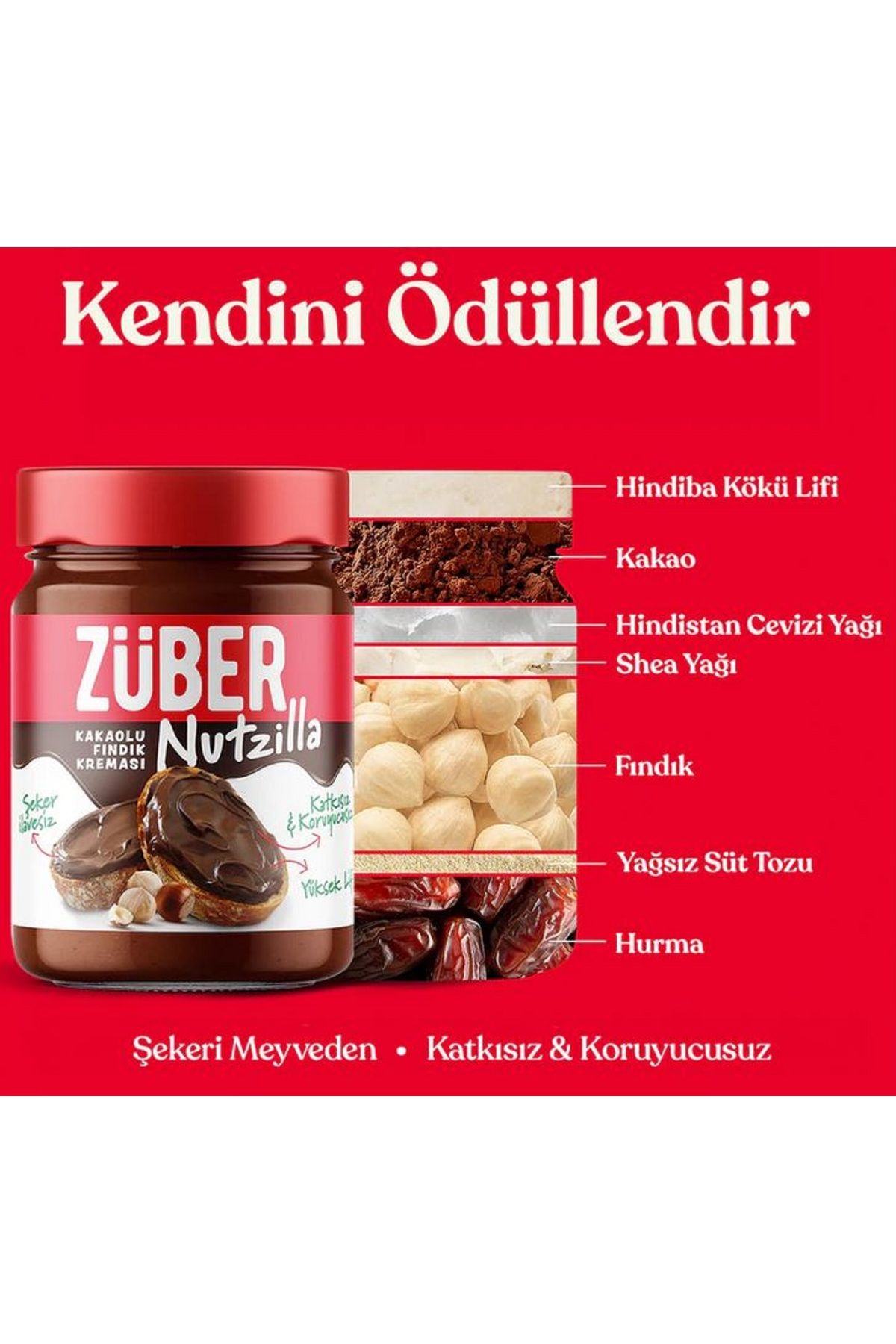 Züber Nutzilla Fındık Kreması Kakaolu 315G