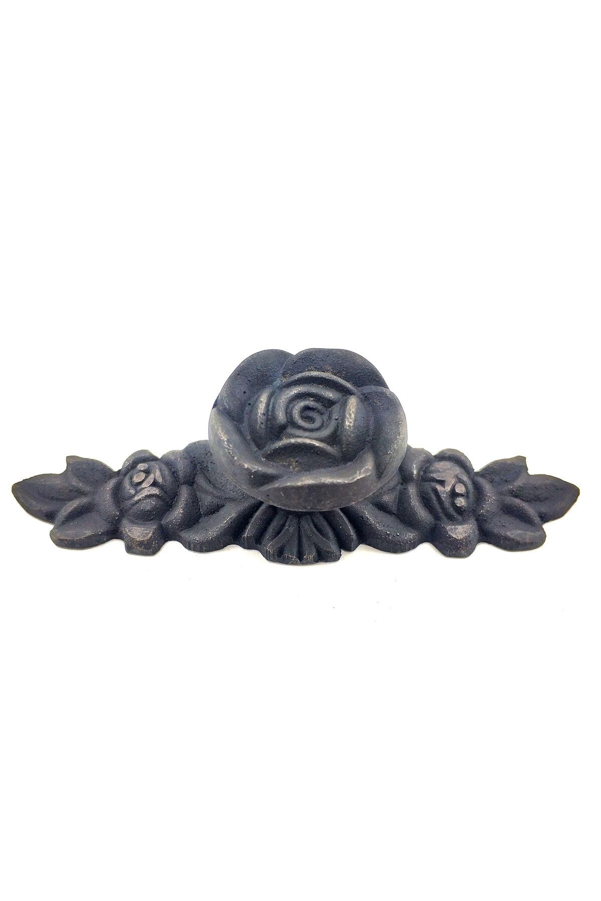 feifei Antika Tarz Dekoratif Pirinç Gül Düğme - 30X100 Mm, Oksit
