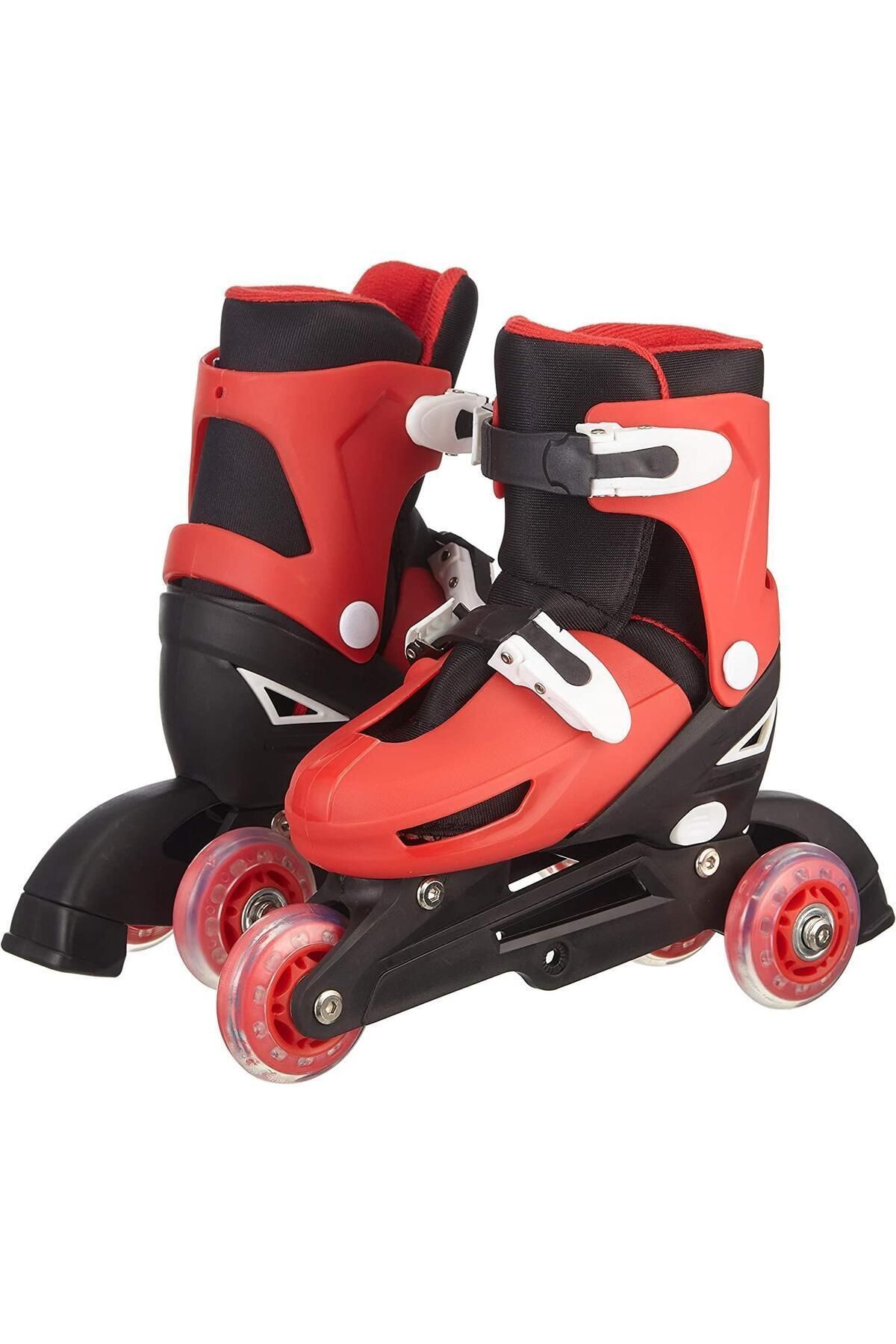 SerenityHaven 590167 Inline Paten Çocuklar Kırmızı 31-34