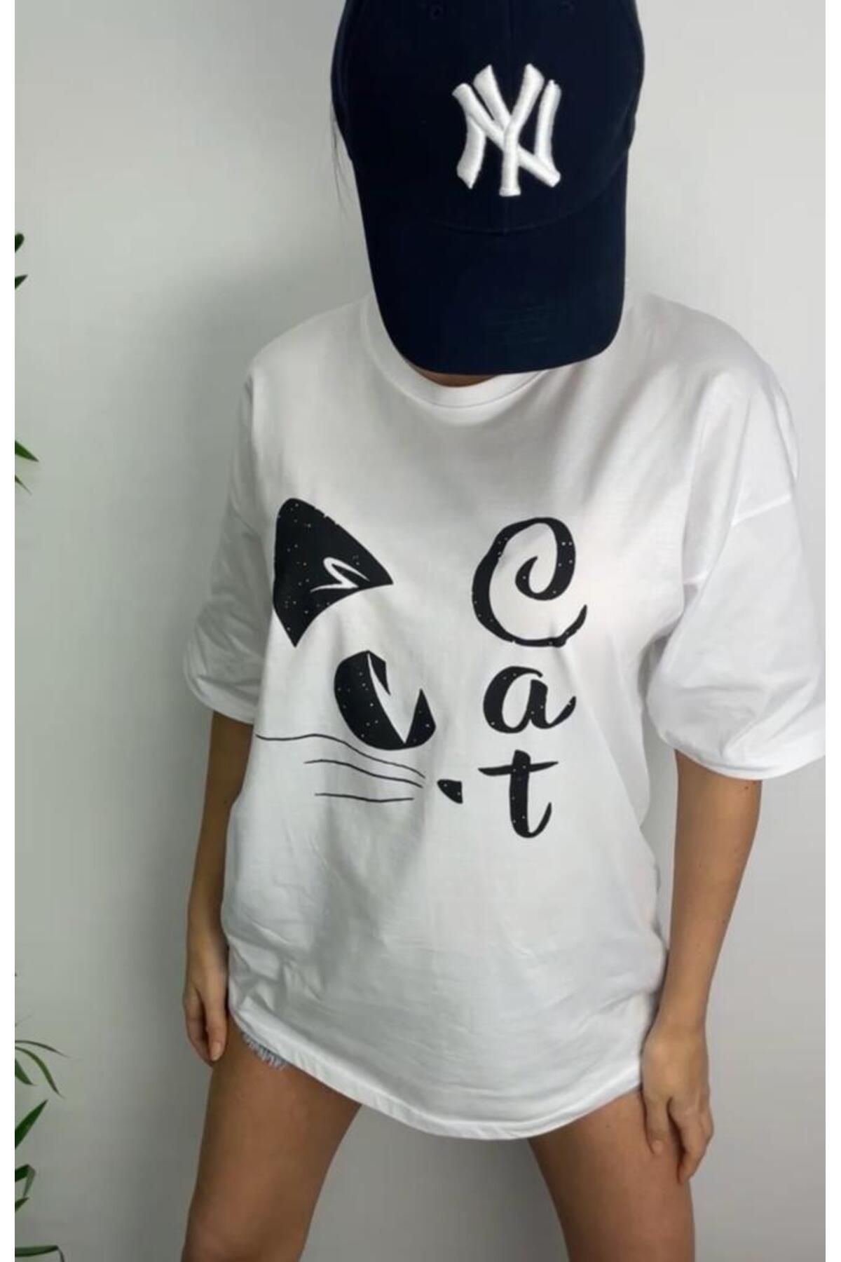 Butik Tişört Cat