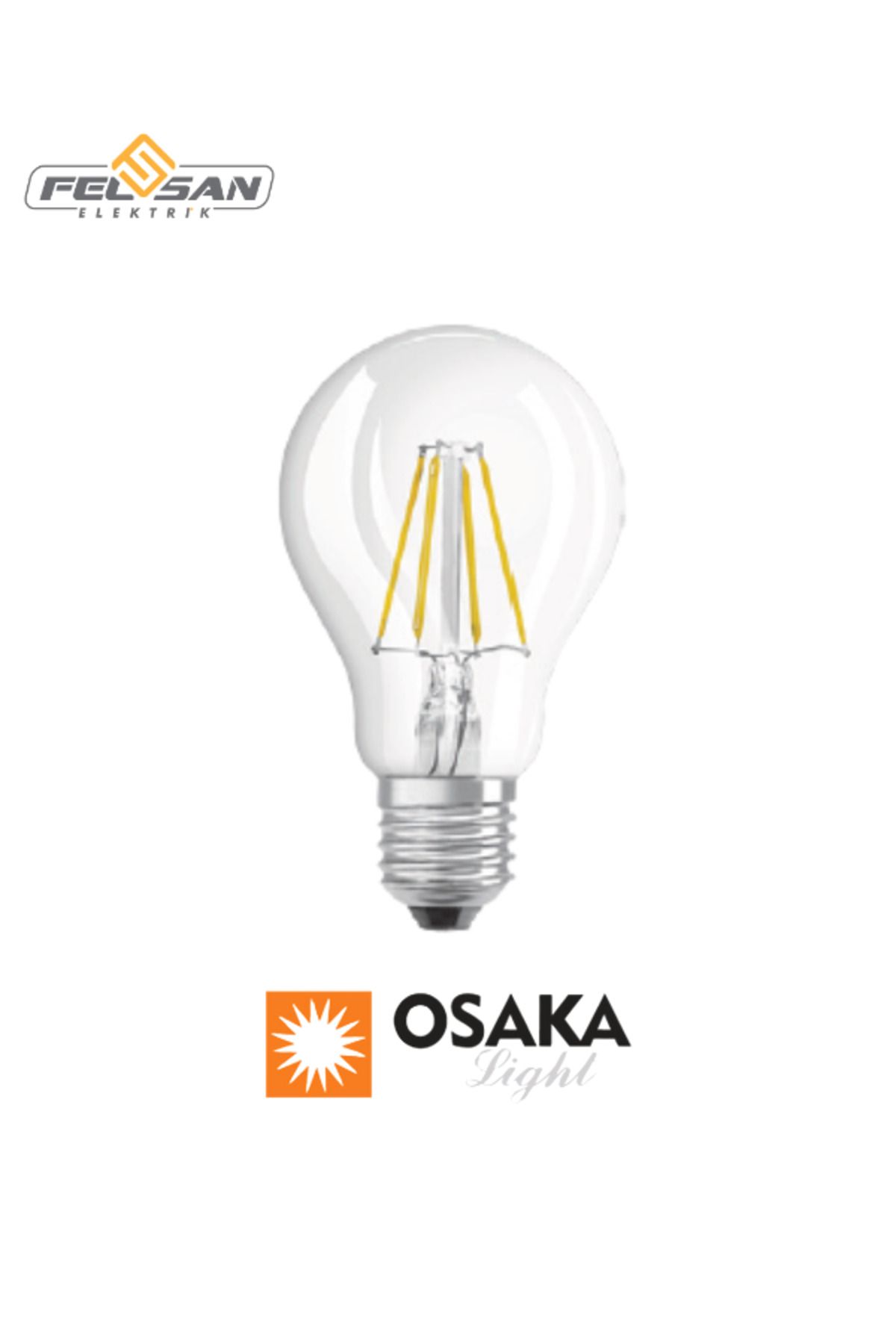 Osaka Light Osaka Flamanlı Led Ampül 4W Gün Işık E27
