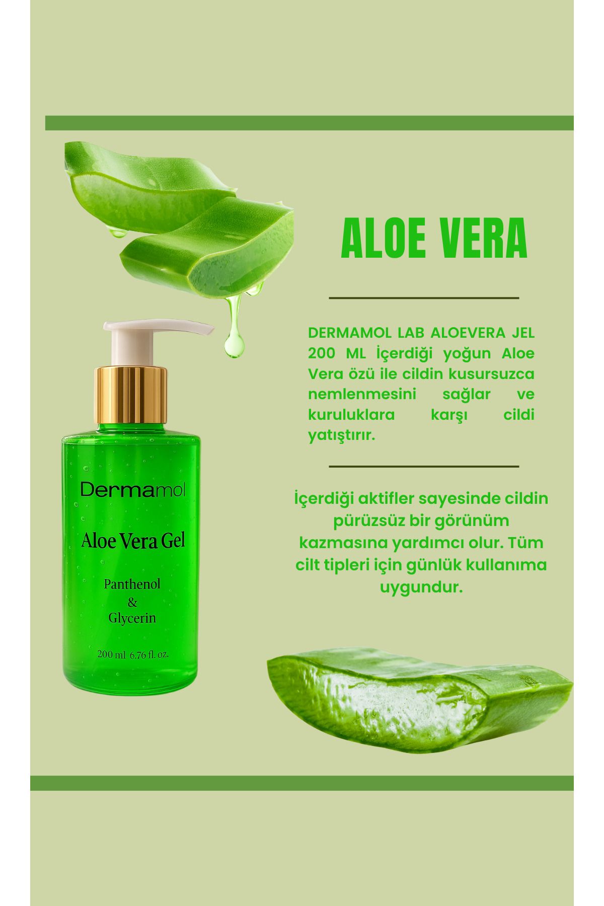 neonstore DERMAMOL LAB ALOEVERA JEL 200 ML