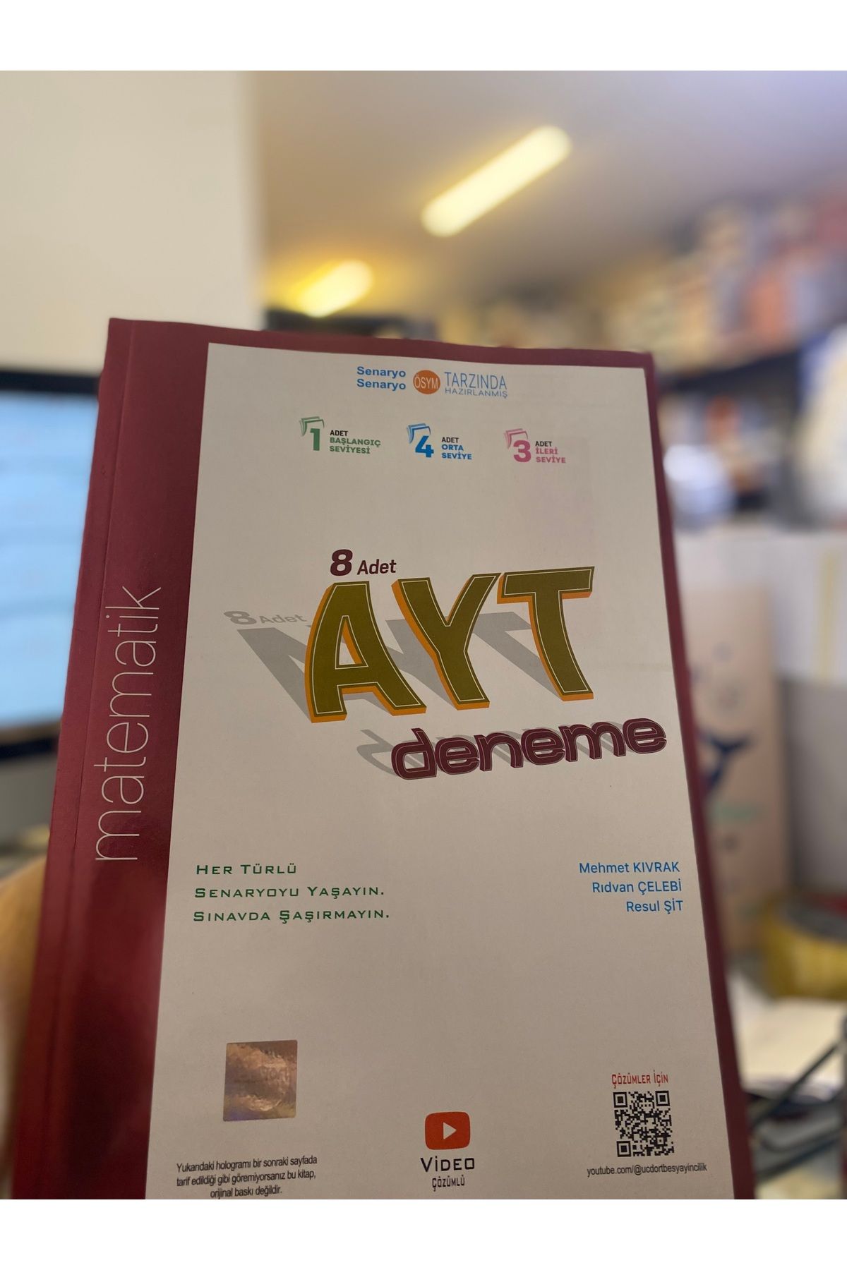 Yanıt Yayınları 345 AYT MATEMATİK DENEME 2025 DERS KOÇU HEDİYE