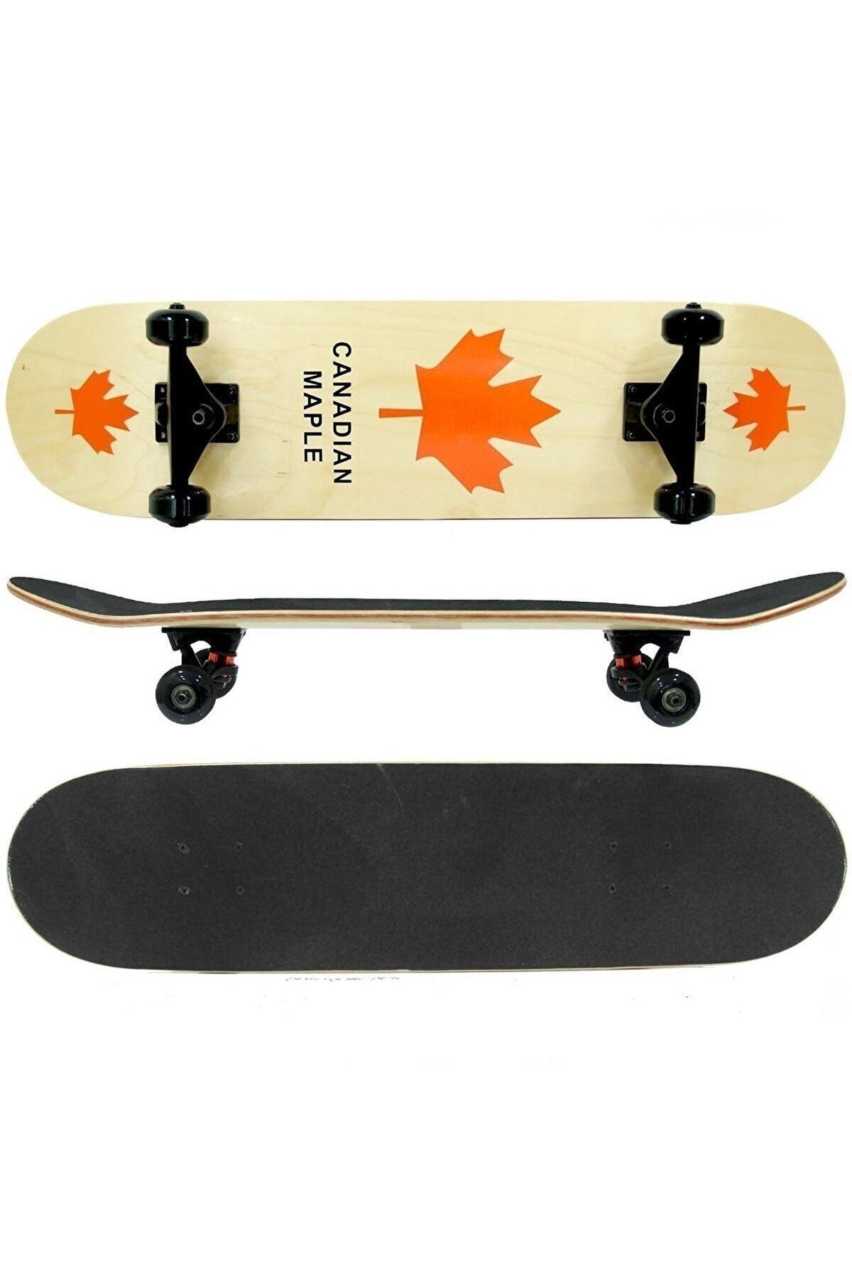 SerenityHaven Cansport Kaymaz Tabanlı Kaliteli Profesyonel Kaykay Canadian Maple