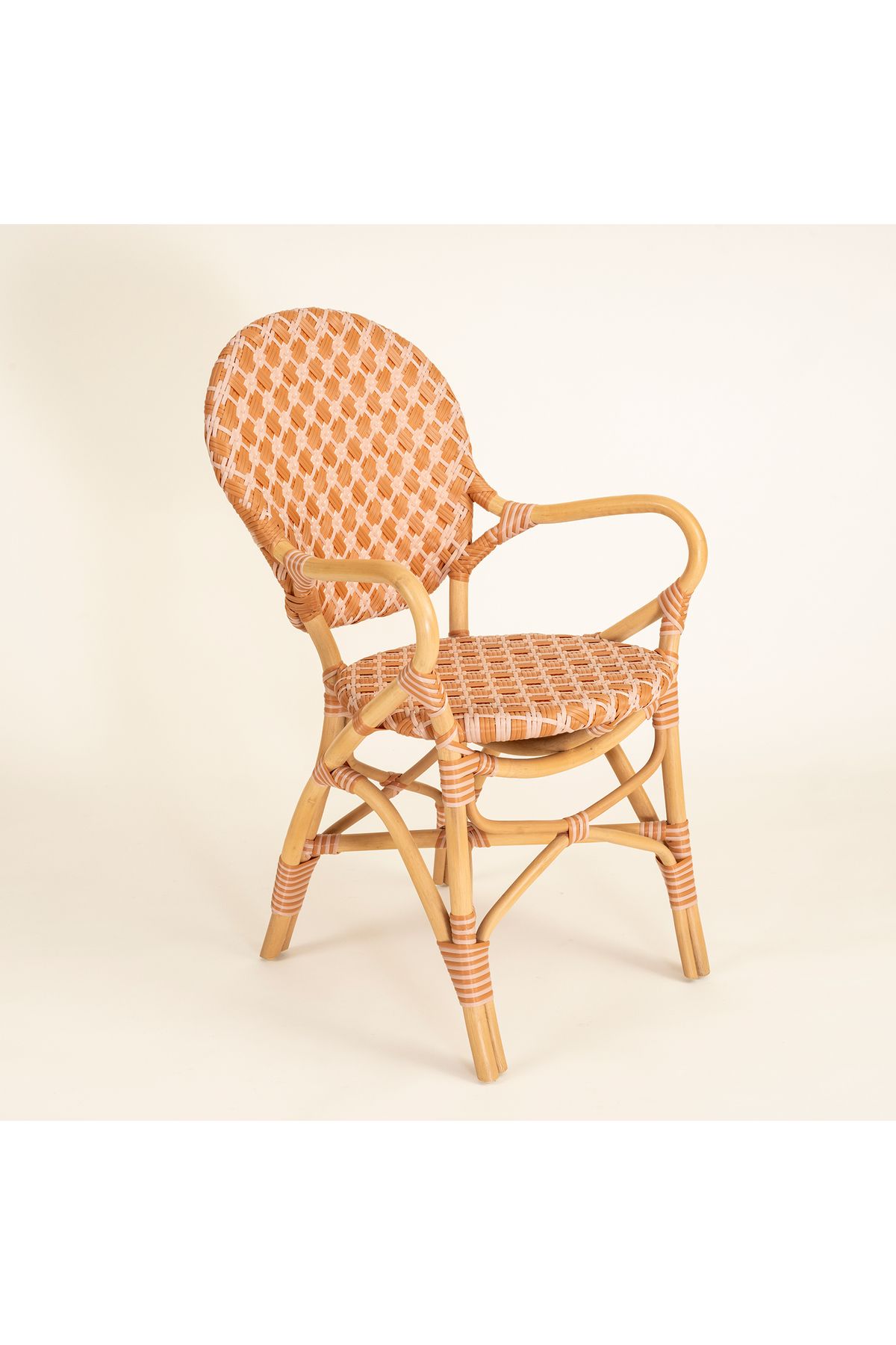 Zsa Zsa Zsu Java Rattan - Synthetıc Sandalye 56,5x49,5x92 Cm Turuncu