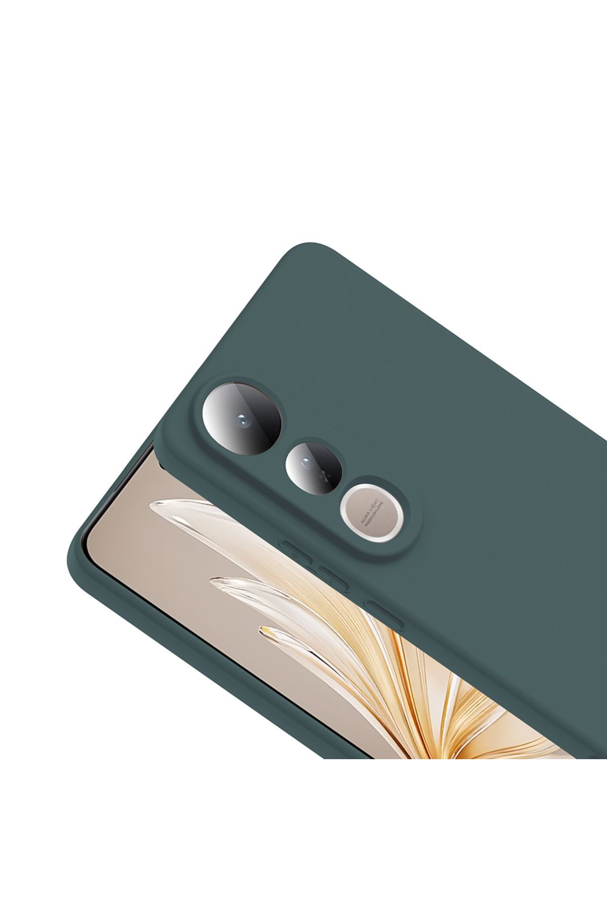 Zipax Vivo V50 Lite 5G Kılıf Soft Mat Lansman içi Kadife Zr-Mara