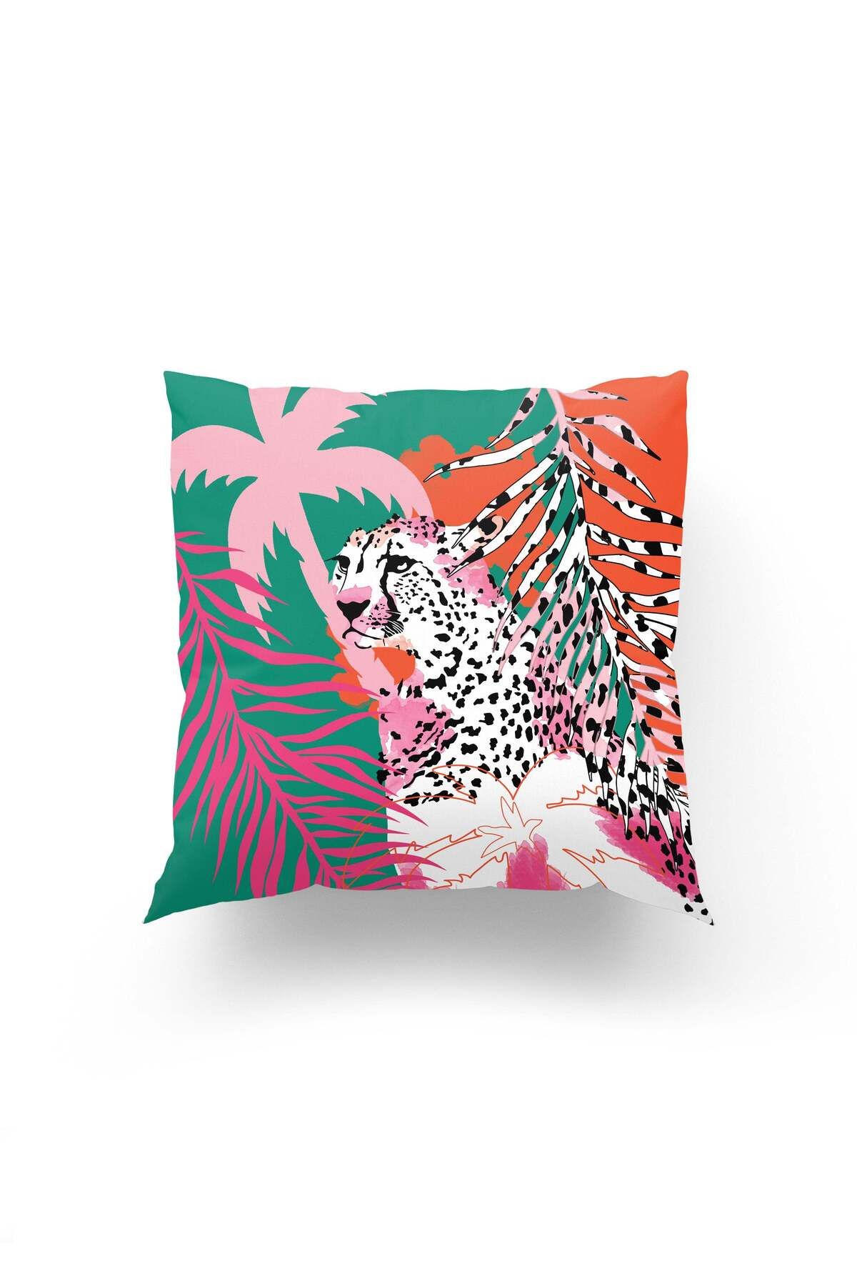 Dokumio Jungle Luxe – Elit Tropikal Kırlent Kılıfı