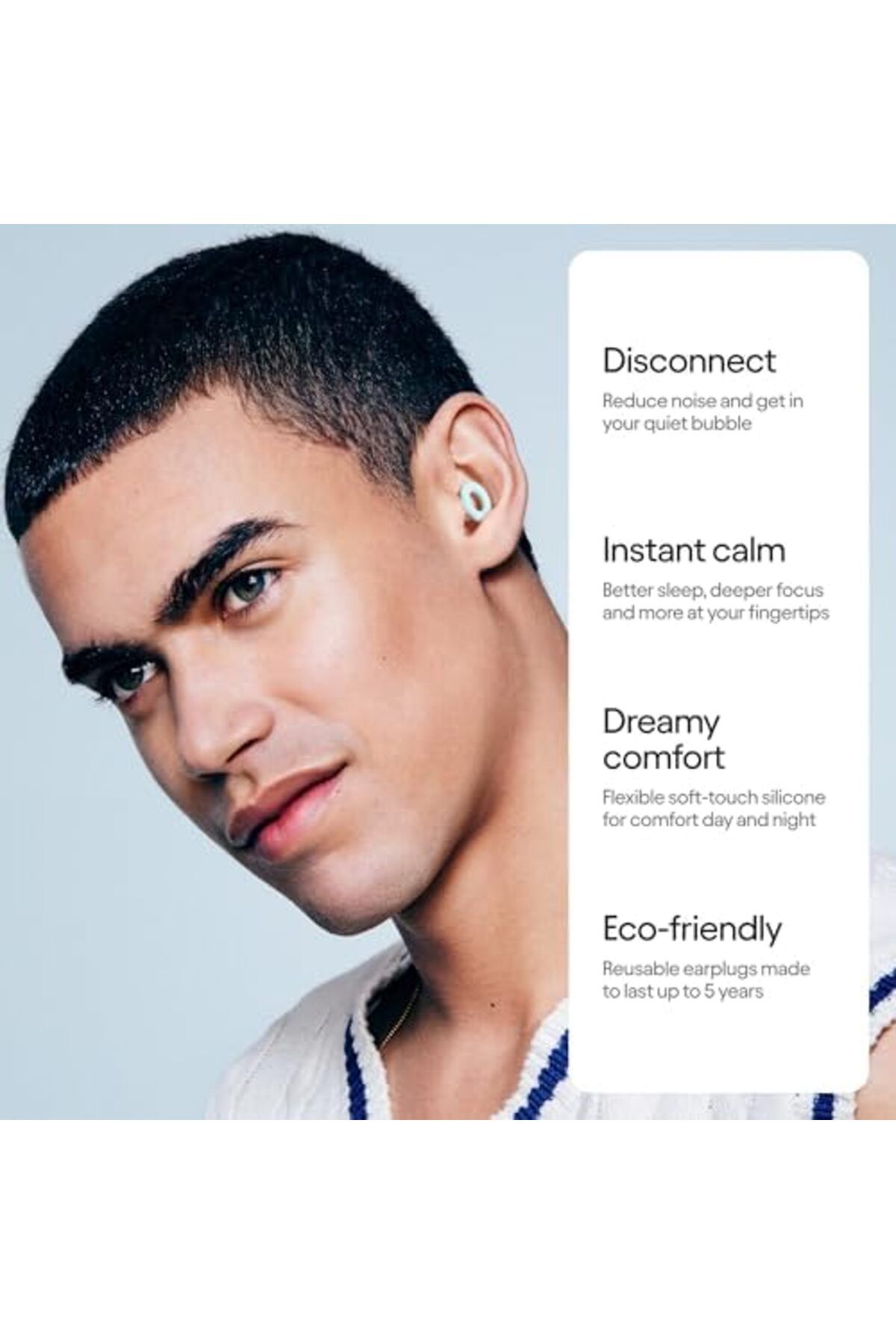 Loop-Quiet 2 Ear Plugs – Ultra-comfy Reusable Noise-reducing Earplugs For Sleep, Deep Focus, Trave 2