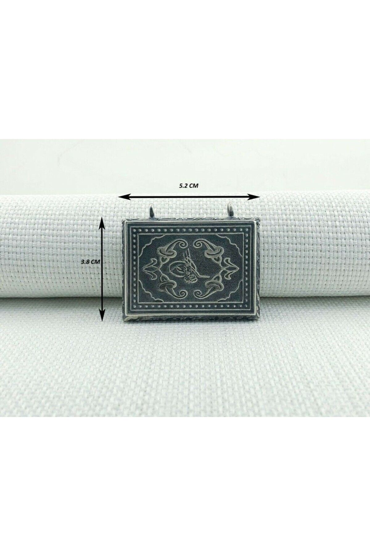 shop Osmanlı Tuğralı Kral Zincirli Kabi Muska 925 Ayar Gümüş Erkek Kolye