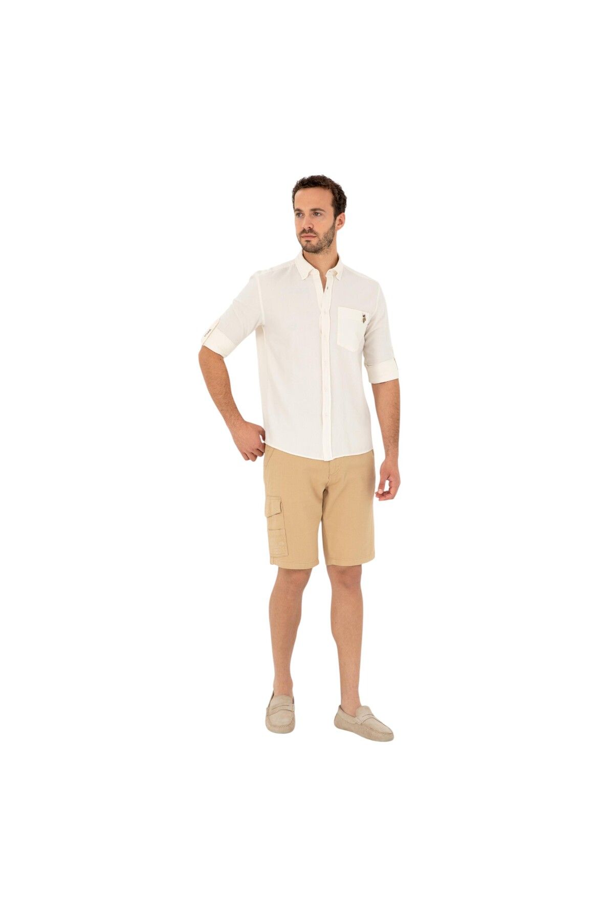 U.S. Polo Assn. Erkek Dokuma Şort 1828851