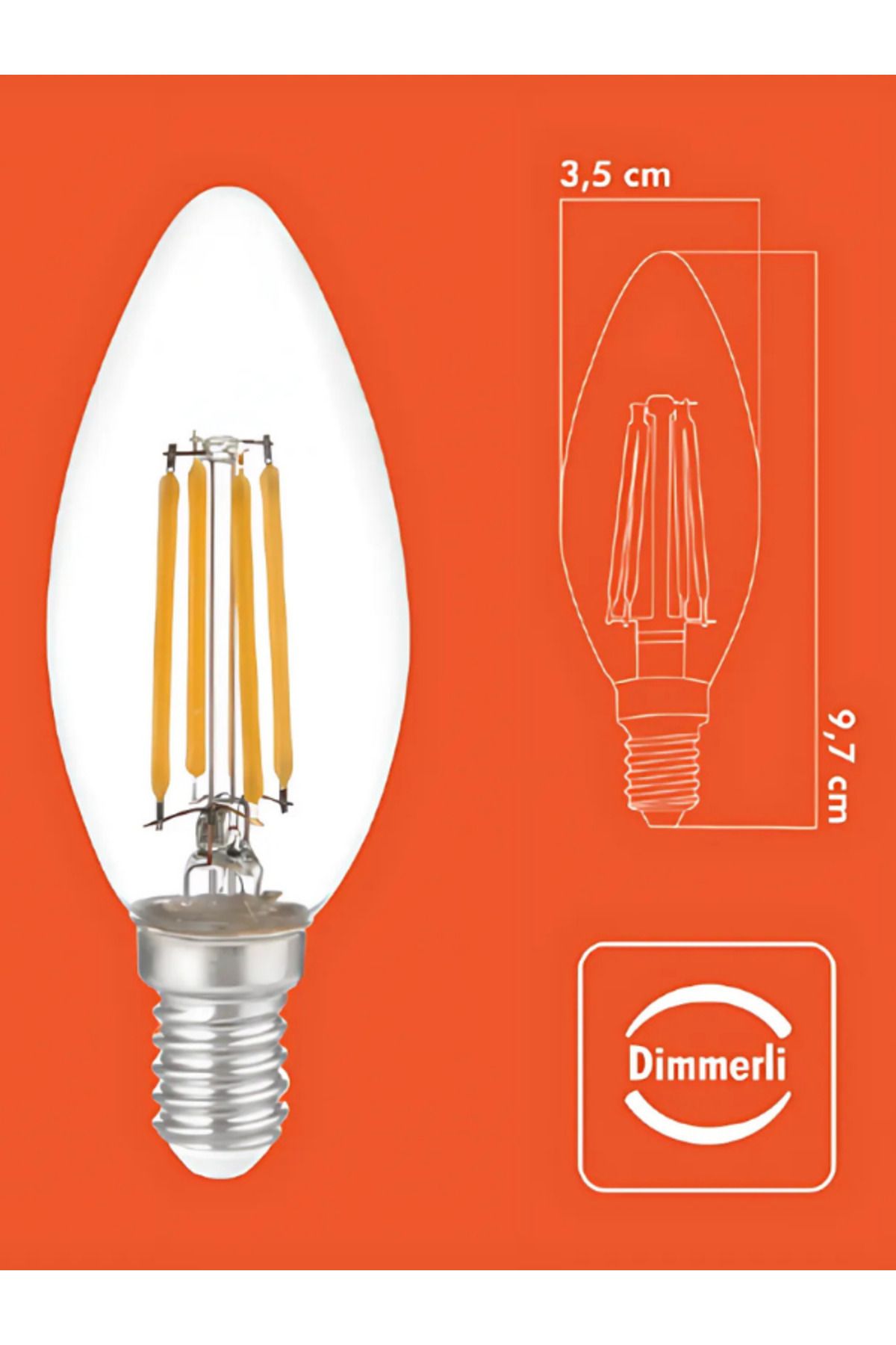 ELKHOUSE ElektrikHouse LED FILAMENT RUSTIK AMPUL