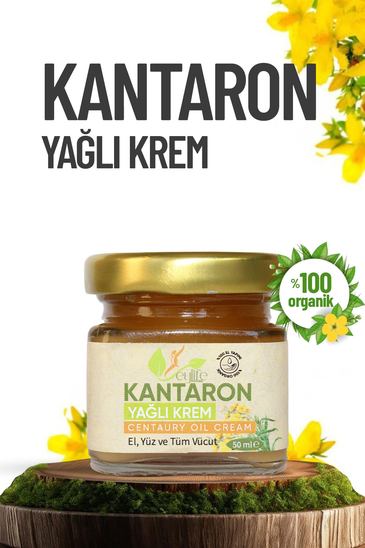 EYLİFENATUREL Kantaron Yağlı Krem 50 ML