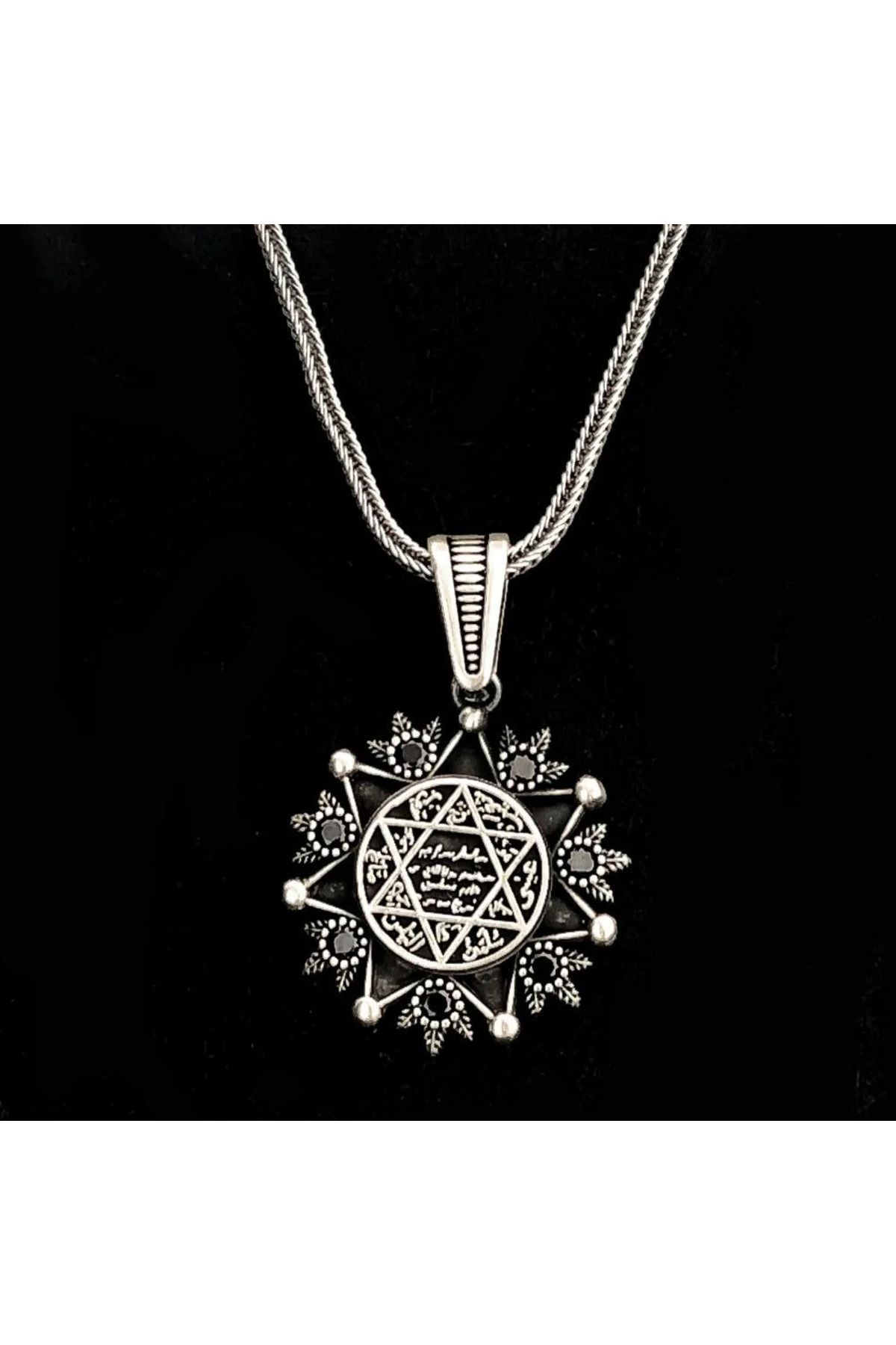 shop Muhr u Süleyman 925 Ayar Gümüş Erkek Kolye