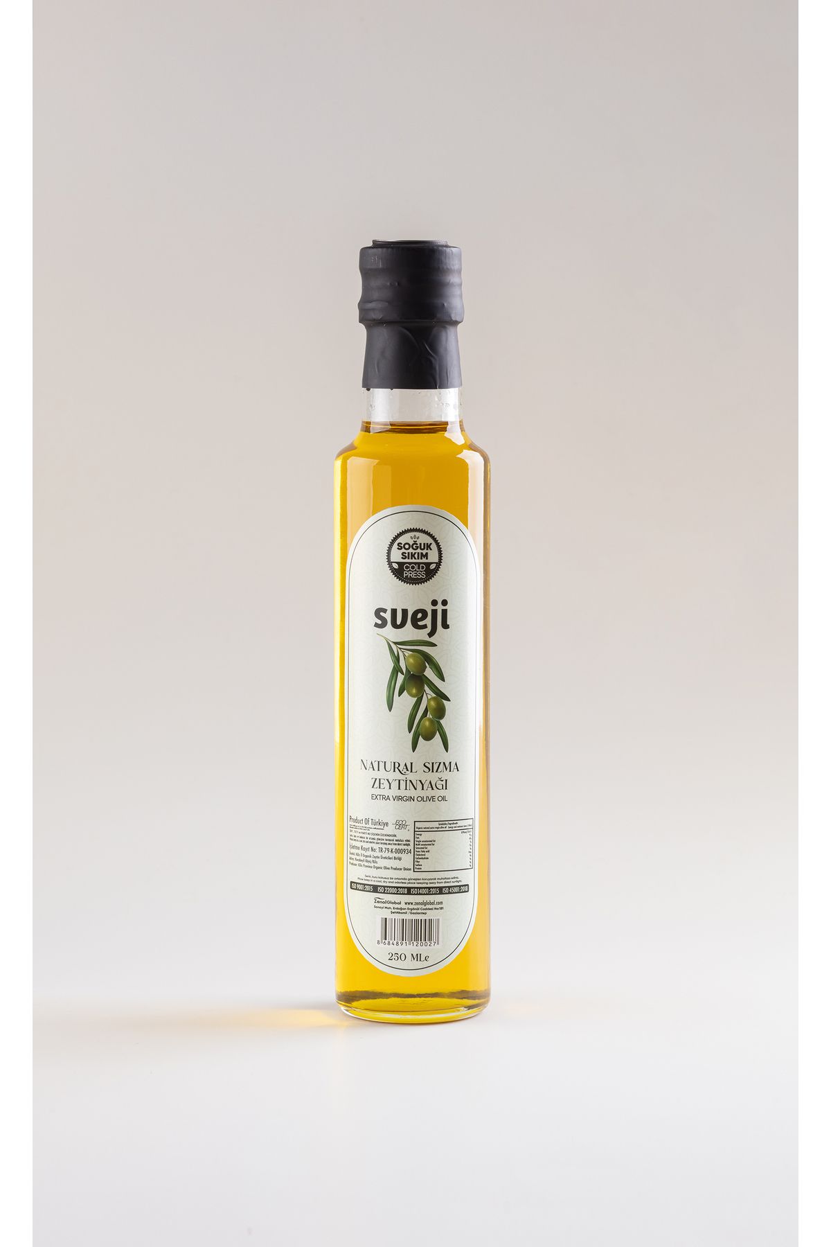 Sveji Soğuk Sıkım Naturel Sızma Zeytinyağı – 250 ml